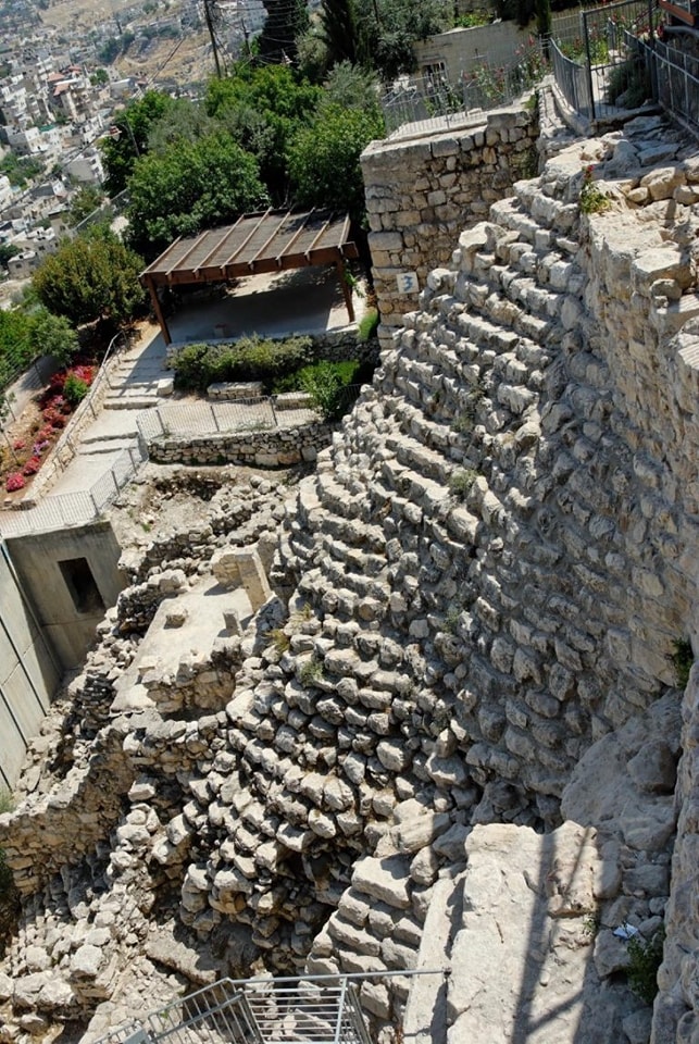 Biblical - STEPPED STONE STRUCTURE -PART OF KING DAVID'S PALACE (1000 ...