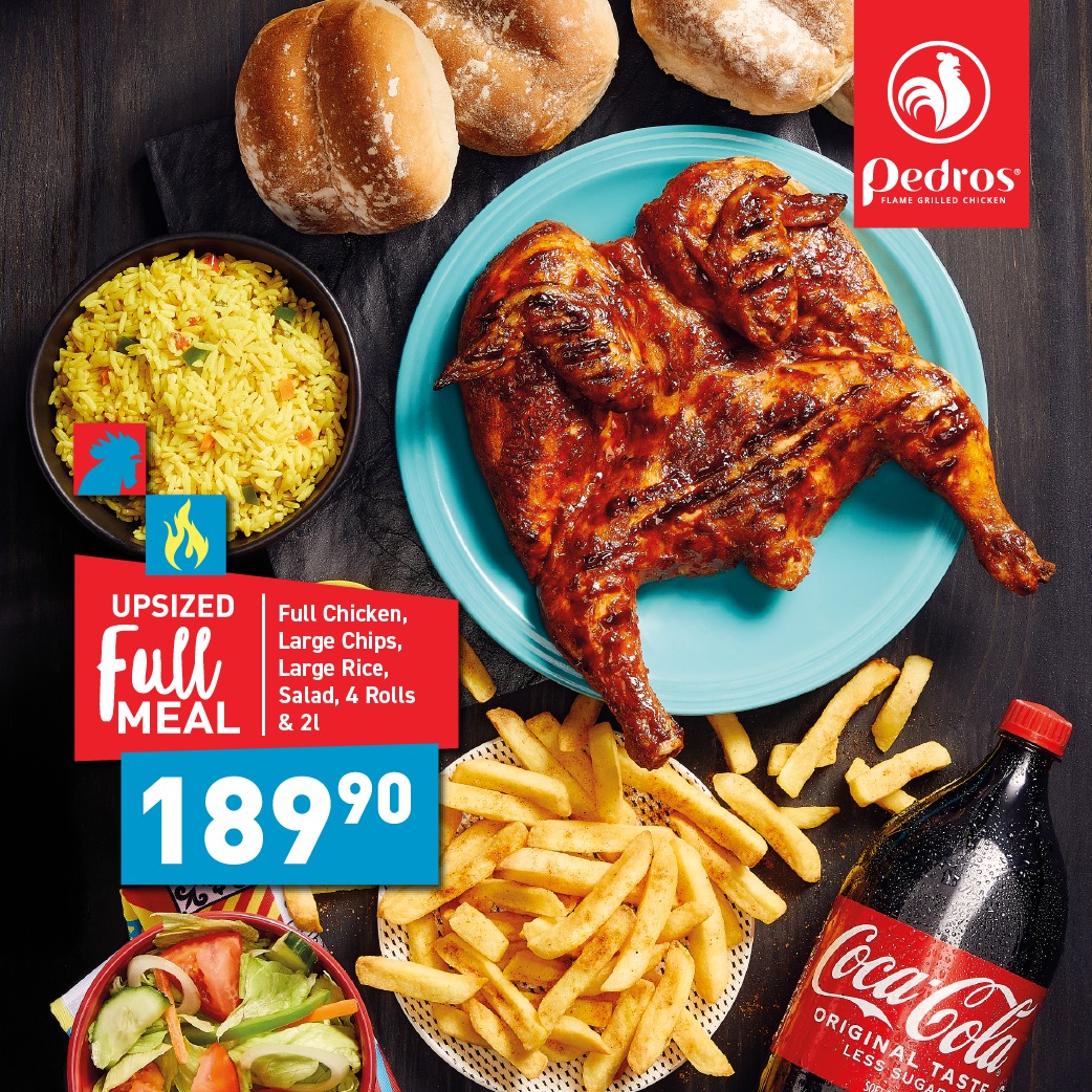 Cosmo - All this for R189.90? Order the Pedros UPSIZED Full Meal ...