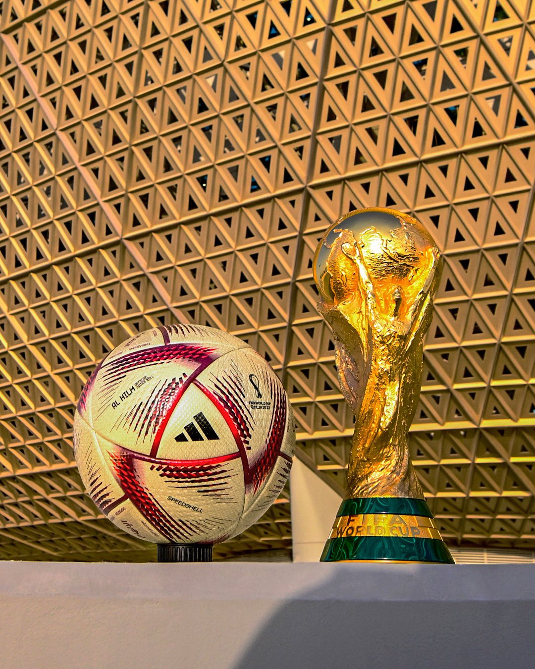 A golden dream 💛 Introducing my Al Hilm, the official match ball