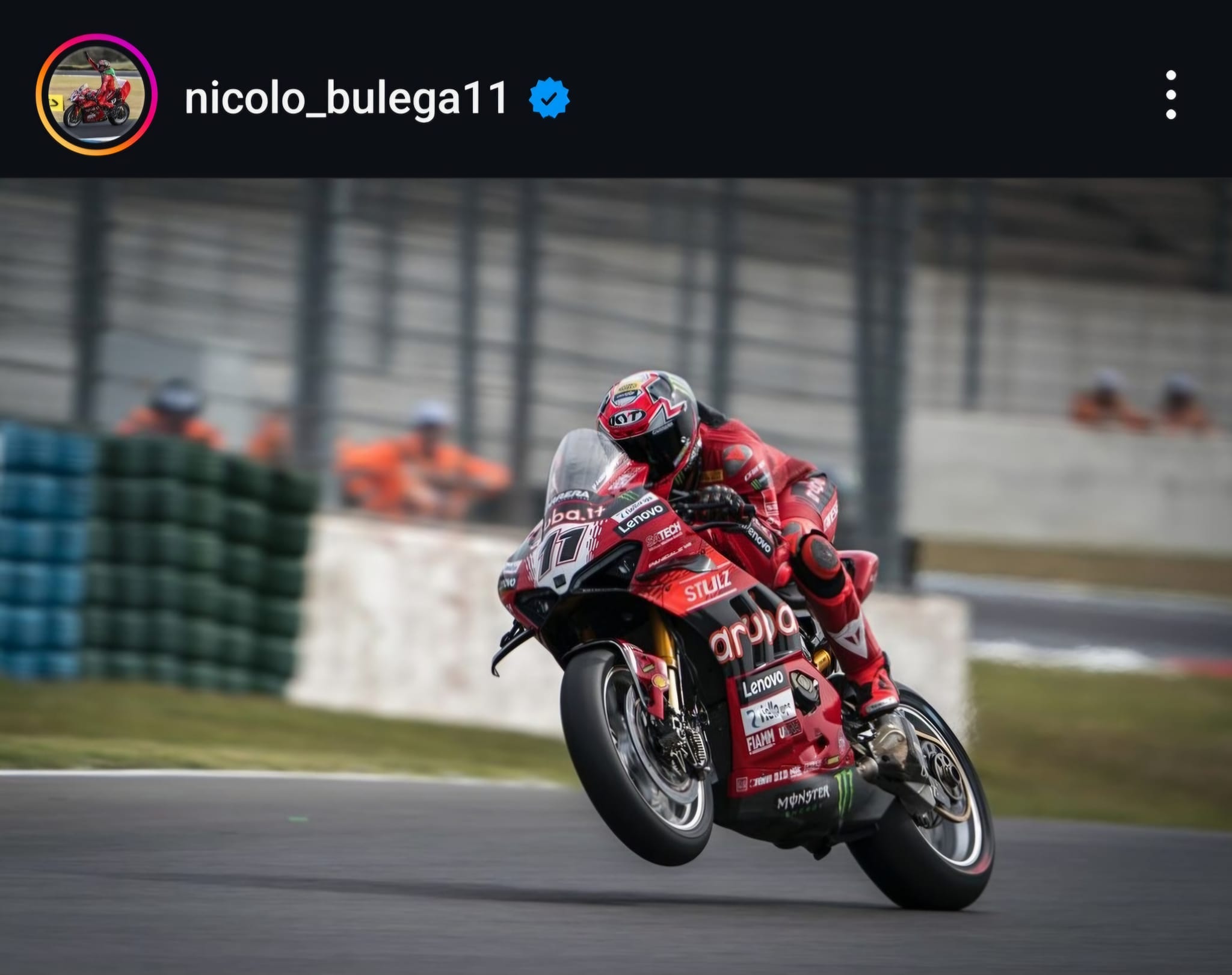 Nicolo Bulega wins the WorldSBK SuperSport Race this morning in
