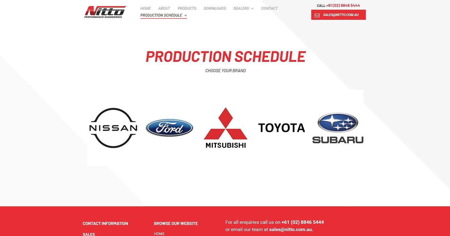 Nitto Performance Engineering - Our newest section of the website is ...