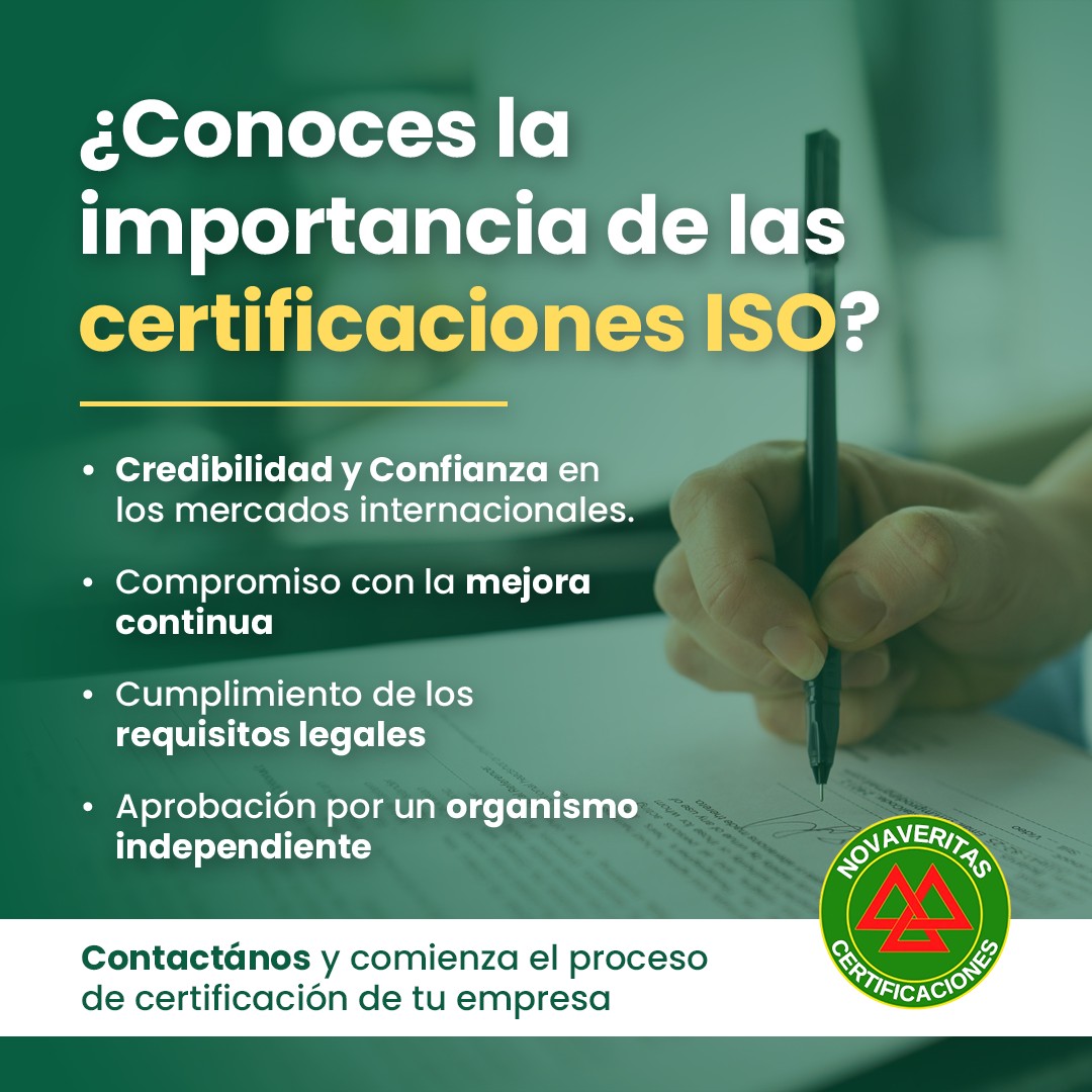 Novaveritas - La certificación ISO no es solo un requisito, es una ...