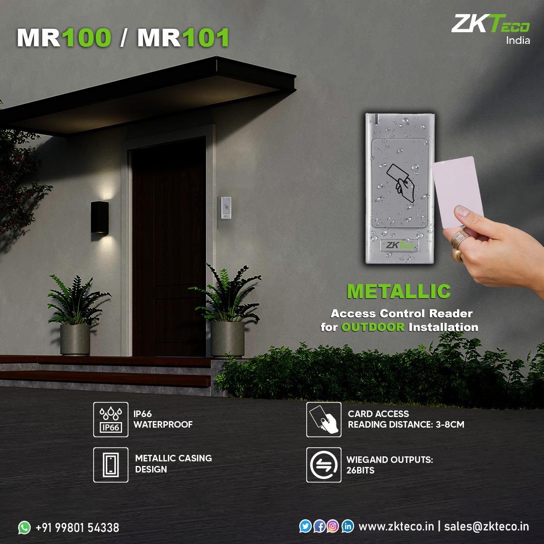ZKTeco - Introducing for the first time in India, the MR100/MR101 Card ...