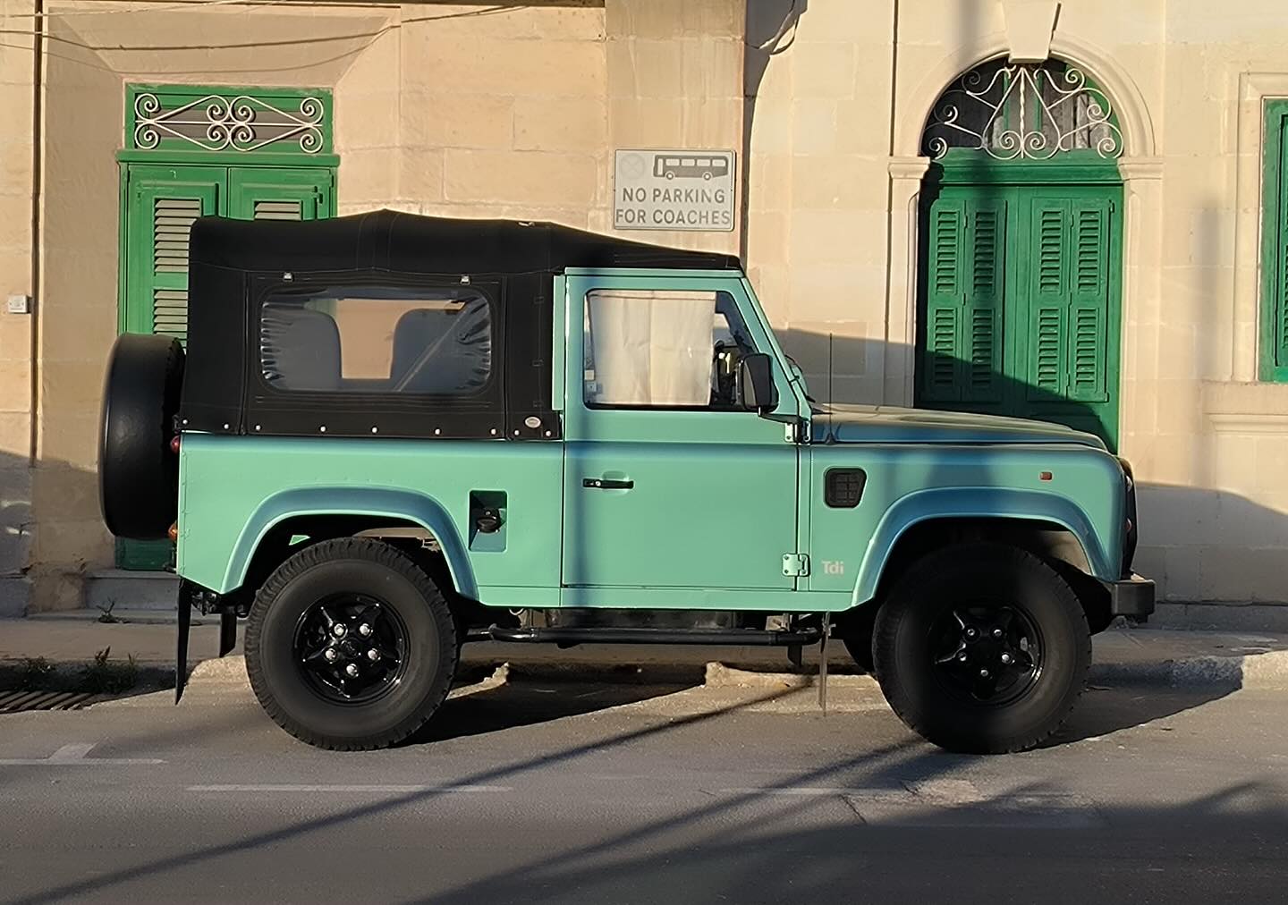 Land Rovers in Malta