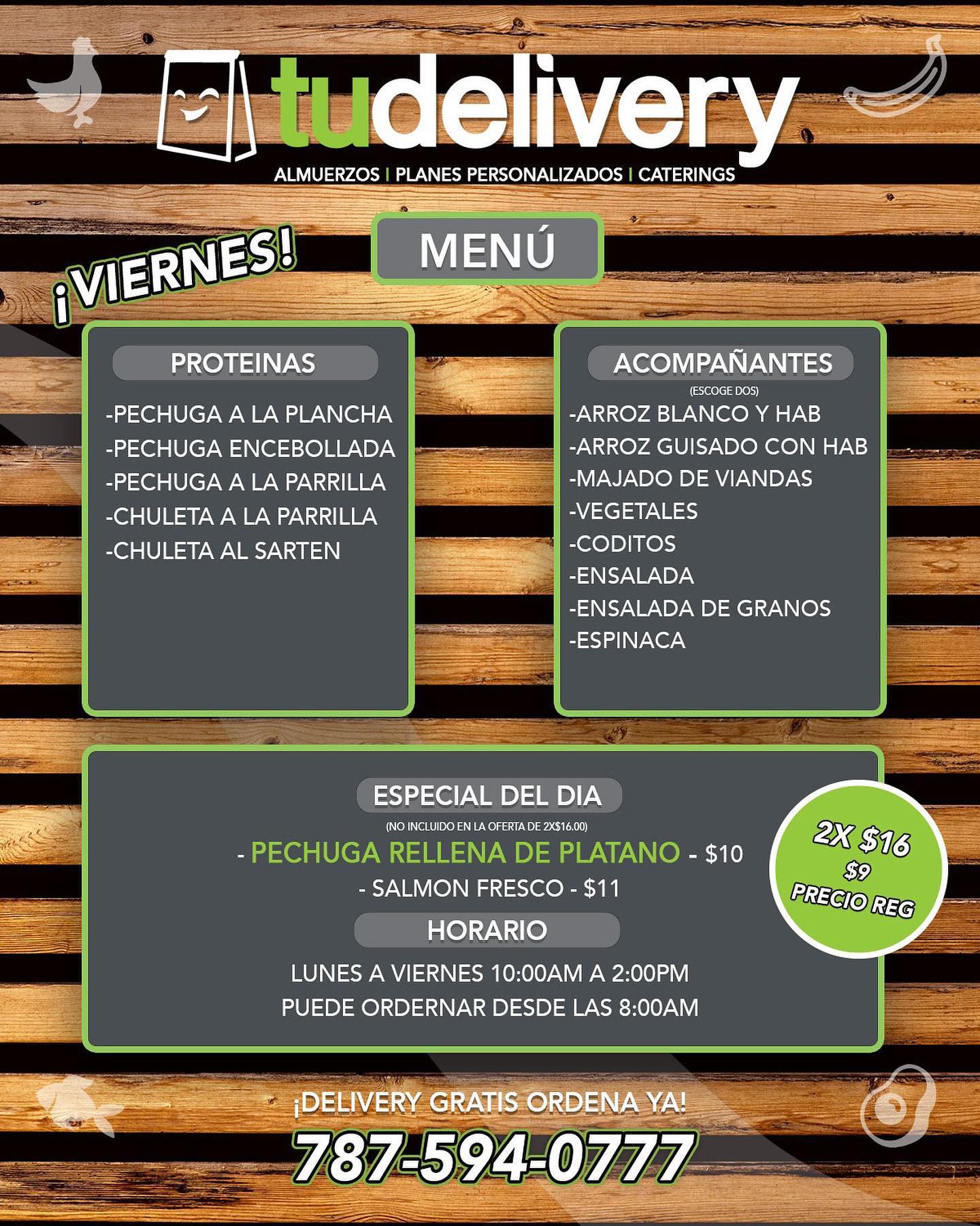Tu Delivery - TGIF!! Especial del día: ¡Pechuga Rellena de... | Facebook