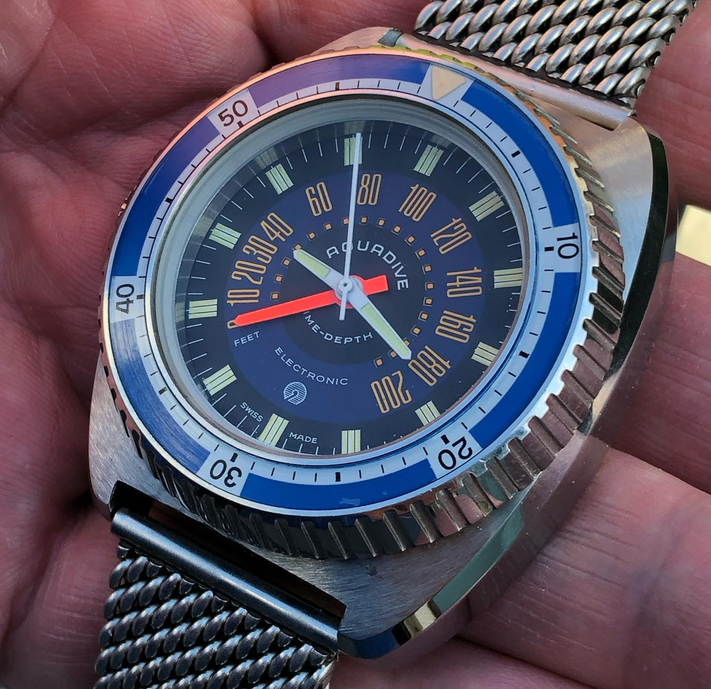 AQUA DIVE model50 ダイバーズウォッチ
