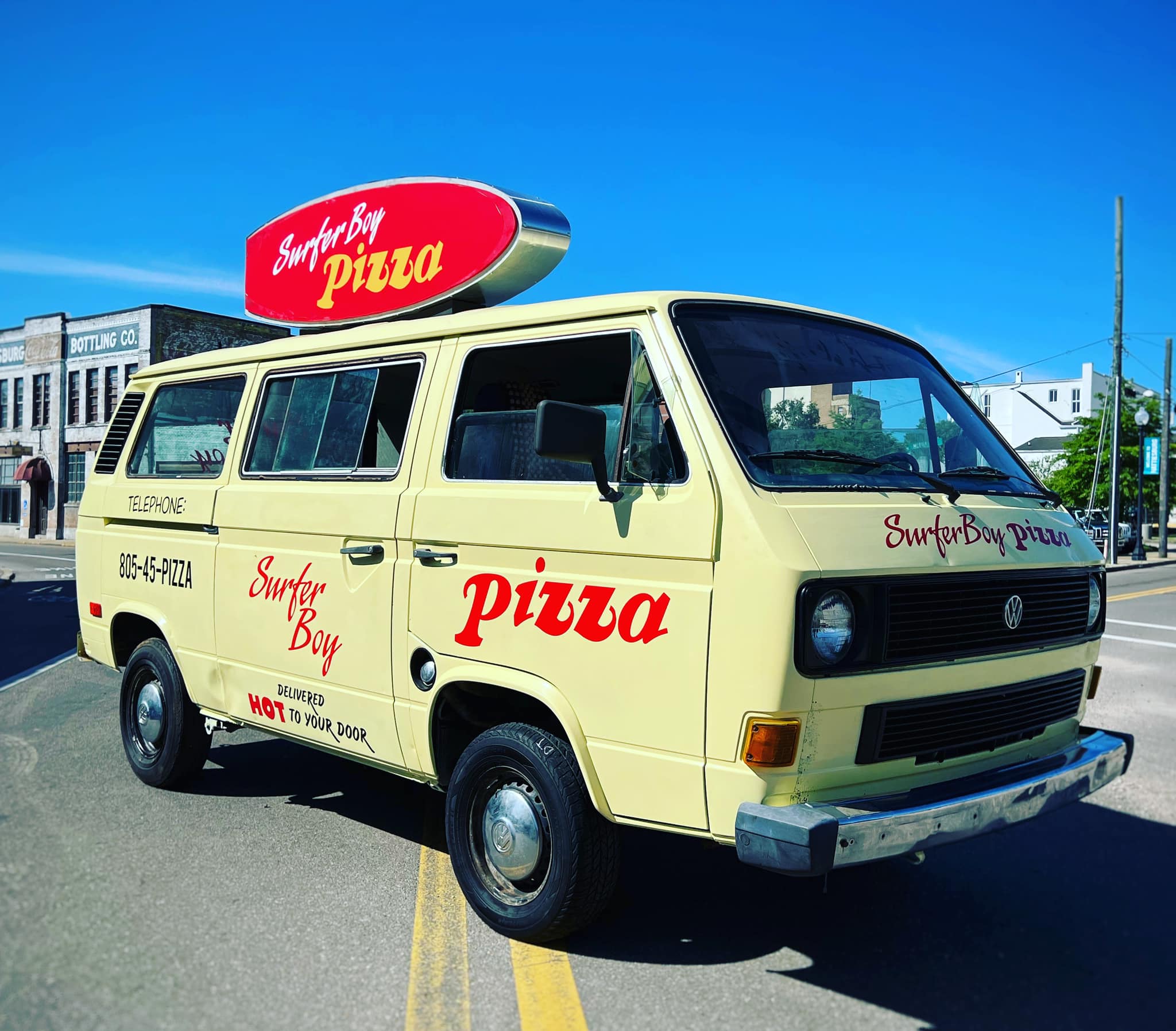 Check out the Surfer Boy Pizza van from season 4 of “Stranger