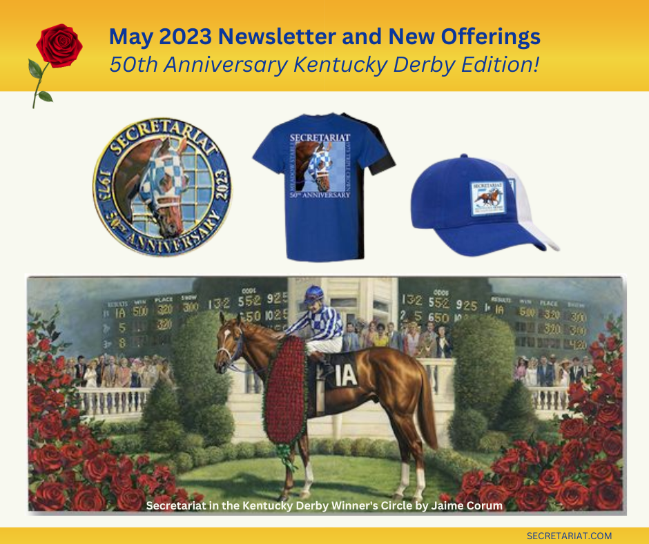 Secretariat - Check out these brand-new 50th Anniversary offerings ...