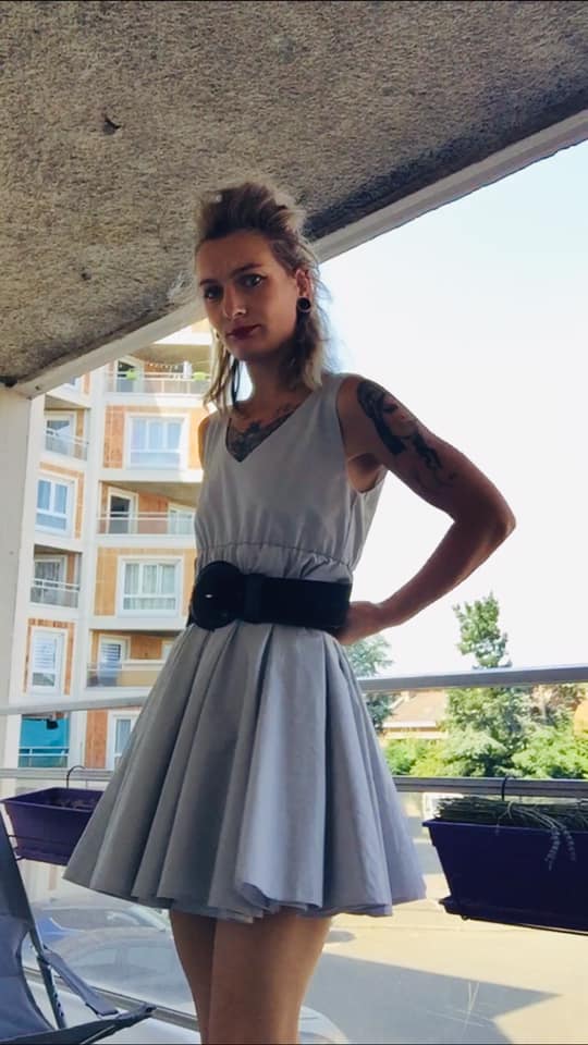 amy winehouse grey dress So my Boo does it again @diditmyway1 Can't believe she don't do this for a living Bought a plant from @vinted by @prettylittlething & worked her magic #amydress #costumedesign #prettylittlething #AmyWinehouse # batikfestive2025