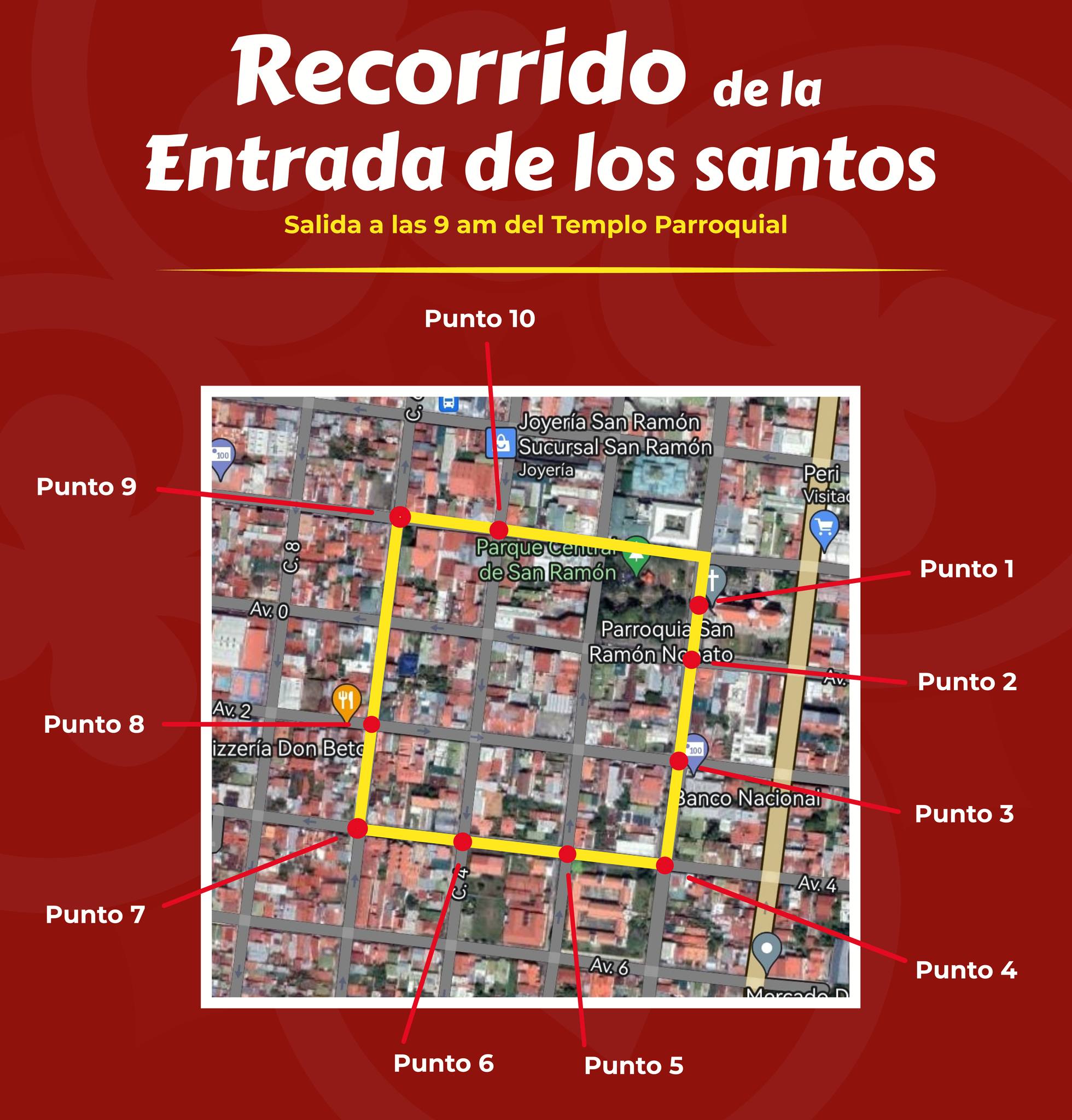 Festejos San Ramón - Este será el recorrido de la Entrada de los Santos ...