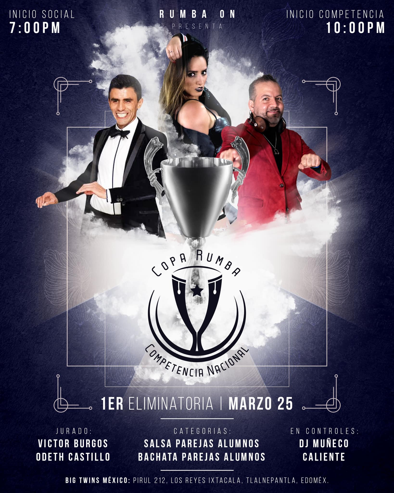 COPA RUMBA. Competencia Nacional / Salsa y Bachata