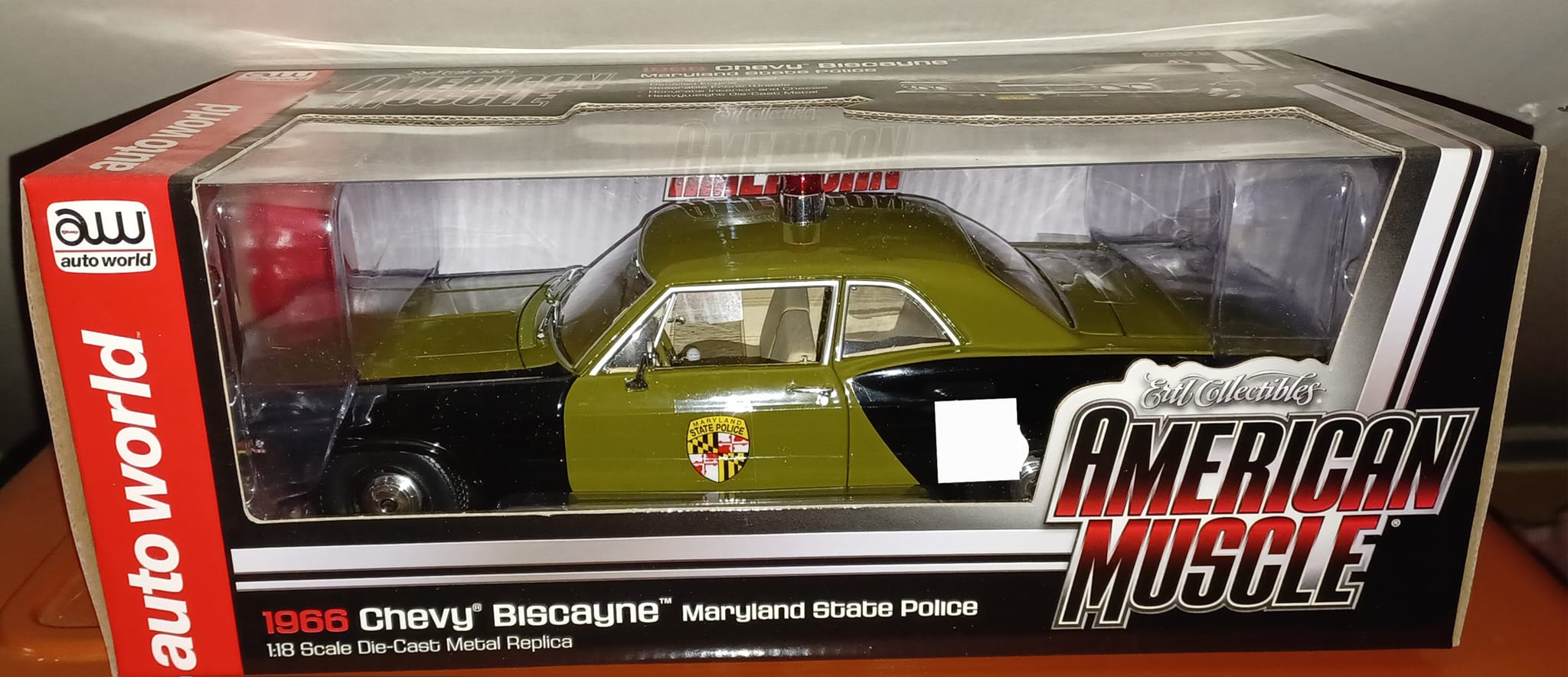 1966 Biscayne 427 Maryland state police car model
