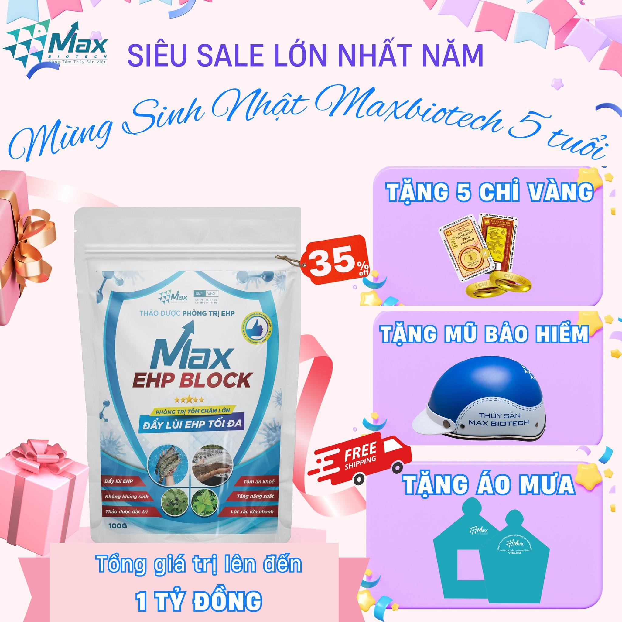 Thủy Sản Công Nghệ Cao Max Biotech Việt Nam