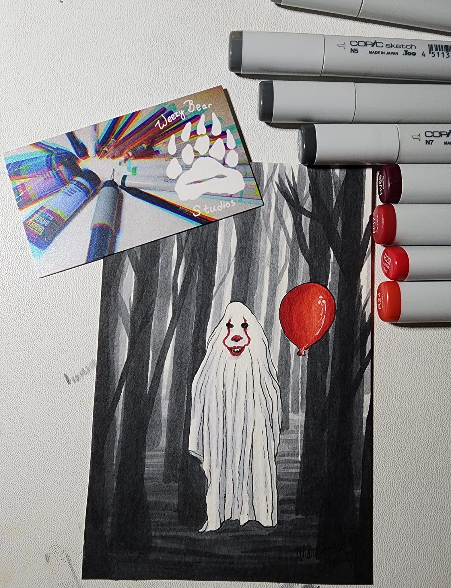 Creator: myself( WeezyBear Studios ) Size: 4x6 Medium: Copic