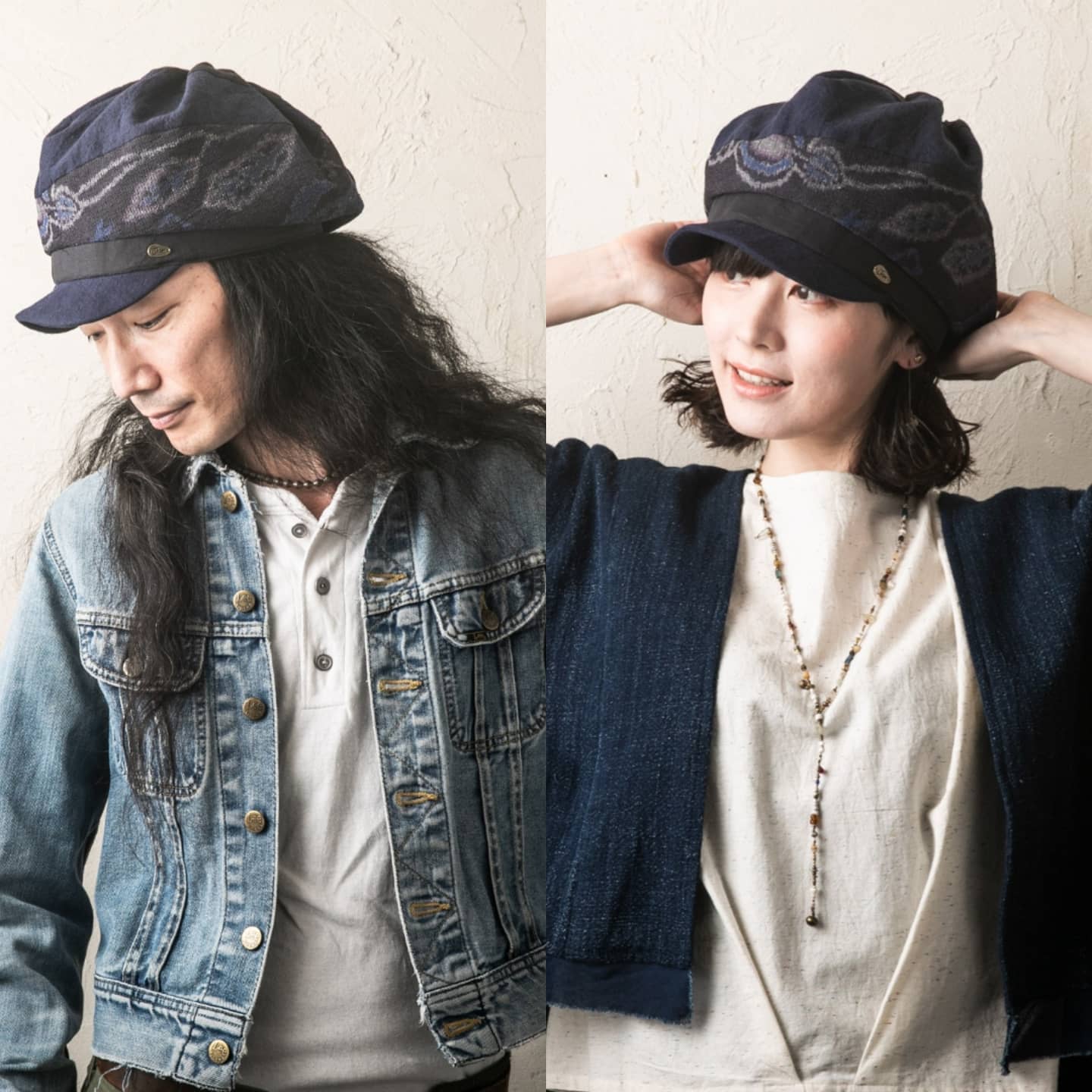Hat Labo Jam - 日本の浴衣をリメイクした、小籠包キャップ。﻿...