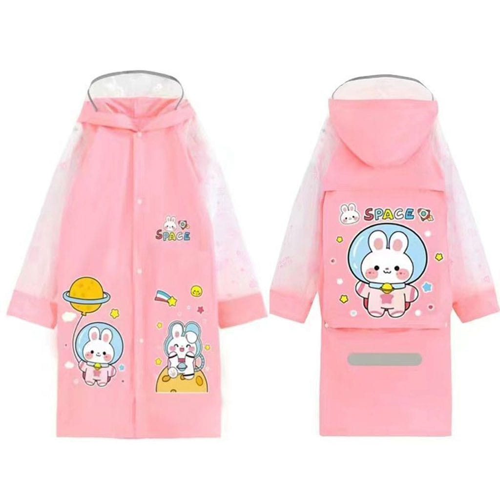 Poncho Pluie Velo Enfant Manteaux Fille Fringoo - Imperméable Pour Enfants à Couleurs Kway Enfant