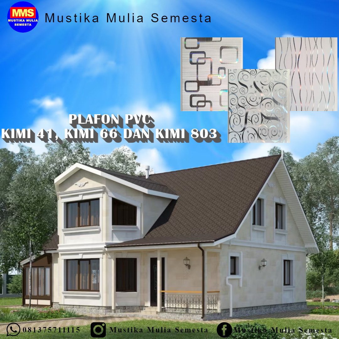 Mustika - PLAFON PVC KIMI 41 NAT SILVER, KIMI 66 DAN KIMI 803 . Yuk ...