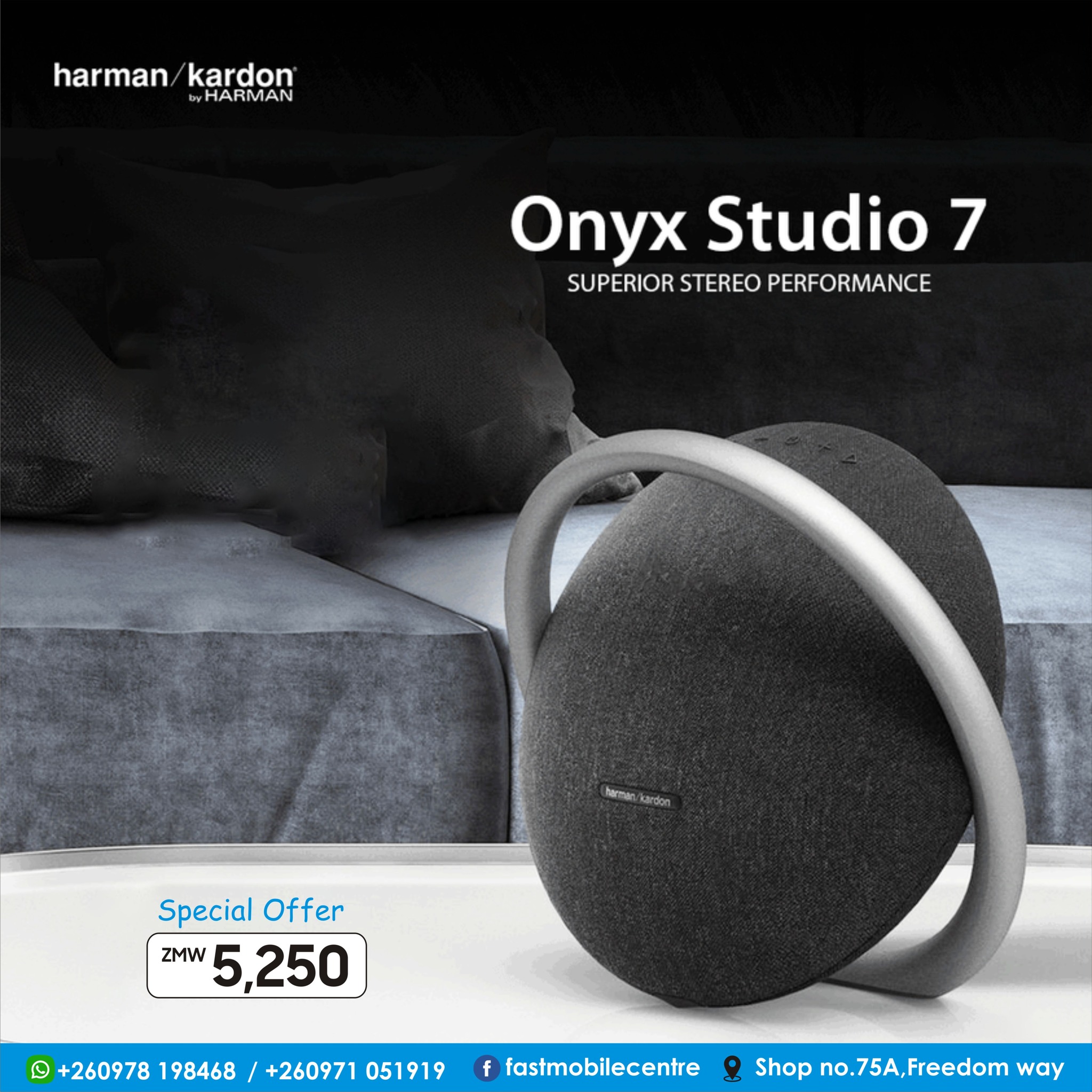 The Onyx Studio 7, the most recent iteration of Harman Kardon's
