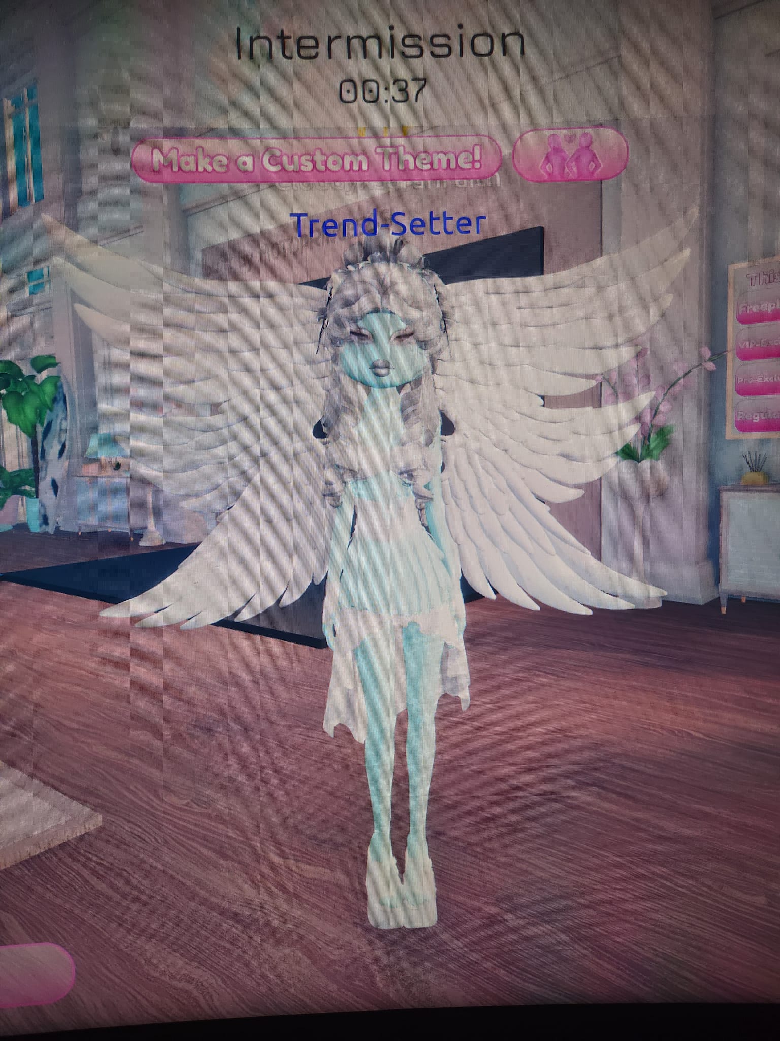 2 outfits of today 1st (Princess Peach) Theme: Video Game Character Place: 1st Stars: 15 2nd Theme: Divine Being Place: Last🥲 Stars: 11 Sorry for low quality pictures. Rate the outfits in