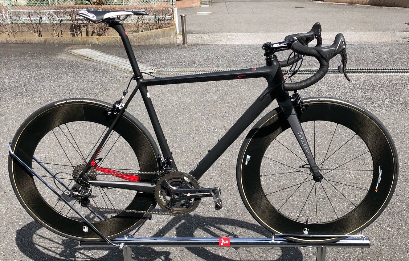ARGON - Gallium Proにディープリム? 80mmハイトのホイールと履かせる 