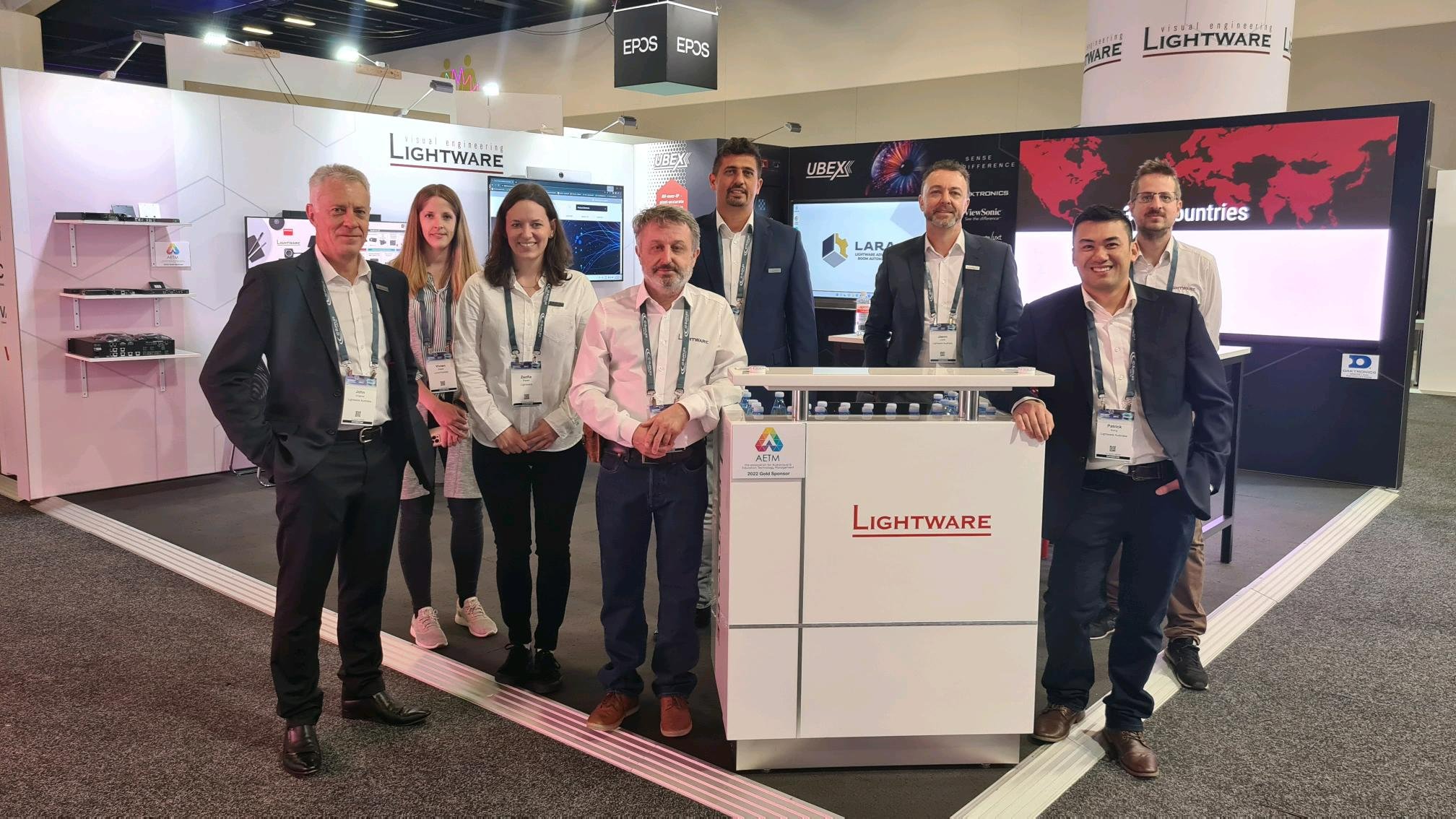 We've touched down in... - Lightware Visual Engineering
