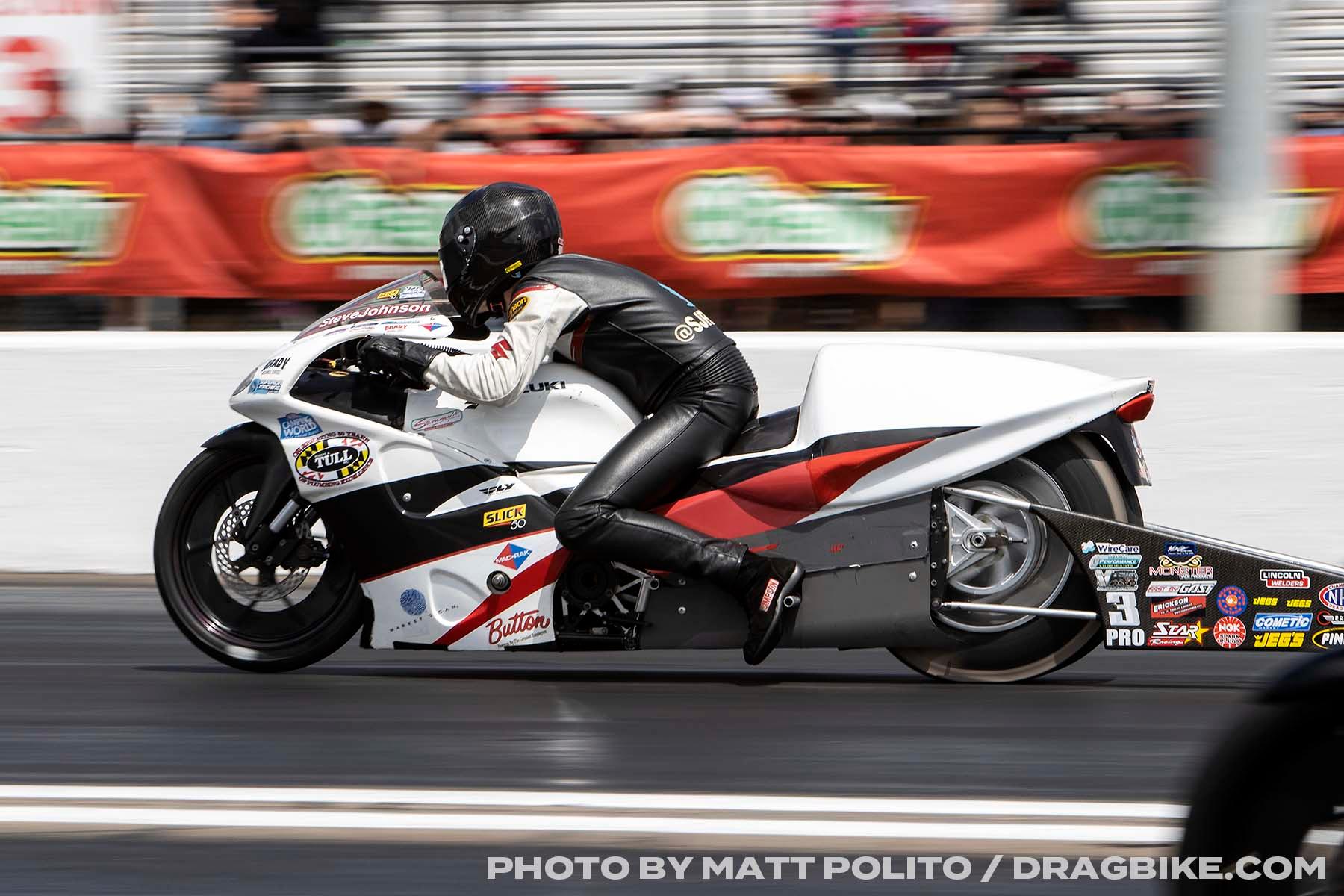 Dragbike.com - 🏆 NHRA Pro Stock Motorcycle Steve Johnson... | Facebook