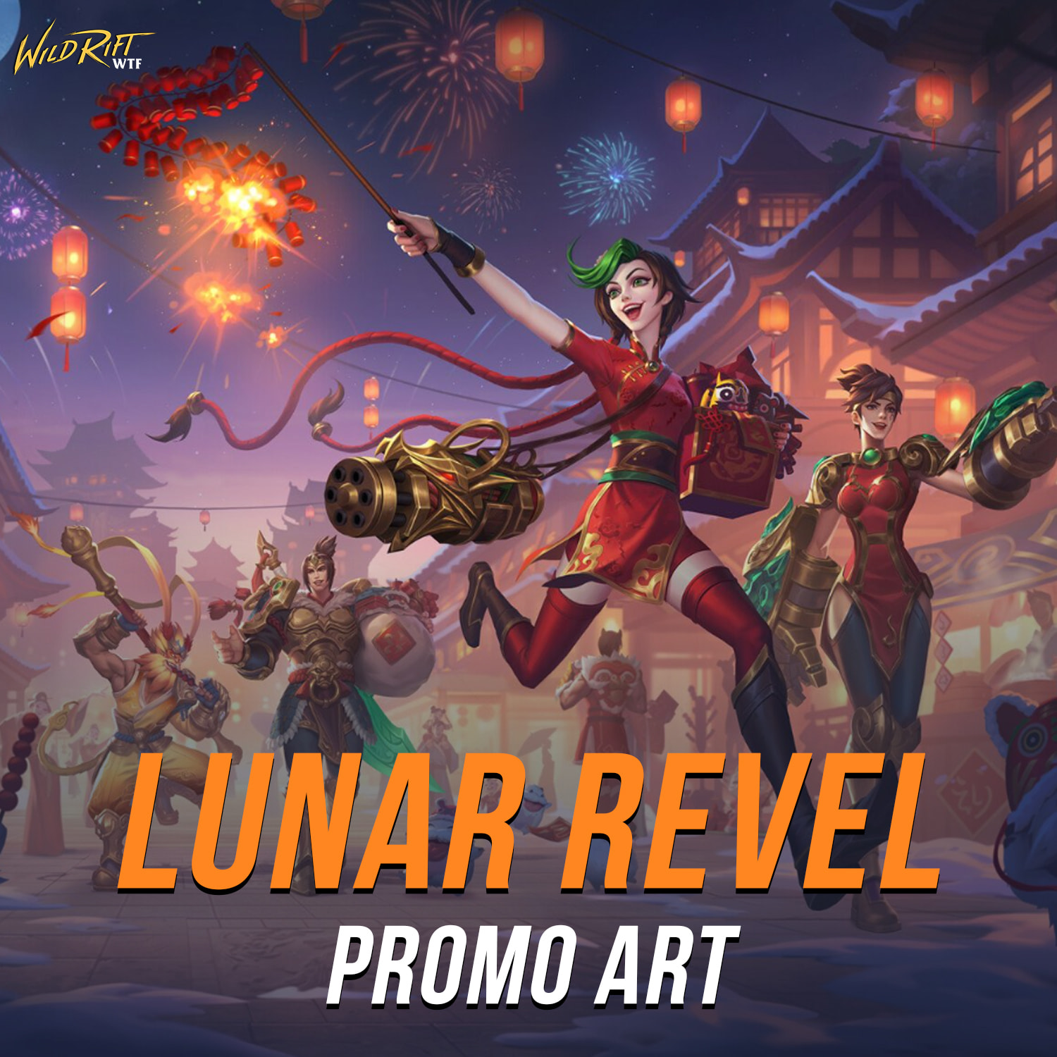 Wild Rift WTF - LUNAR REVEL Wild Rift Promo Art Skin,...