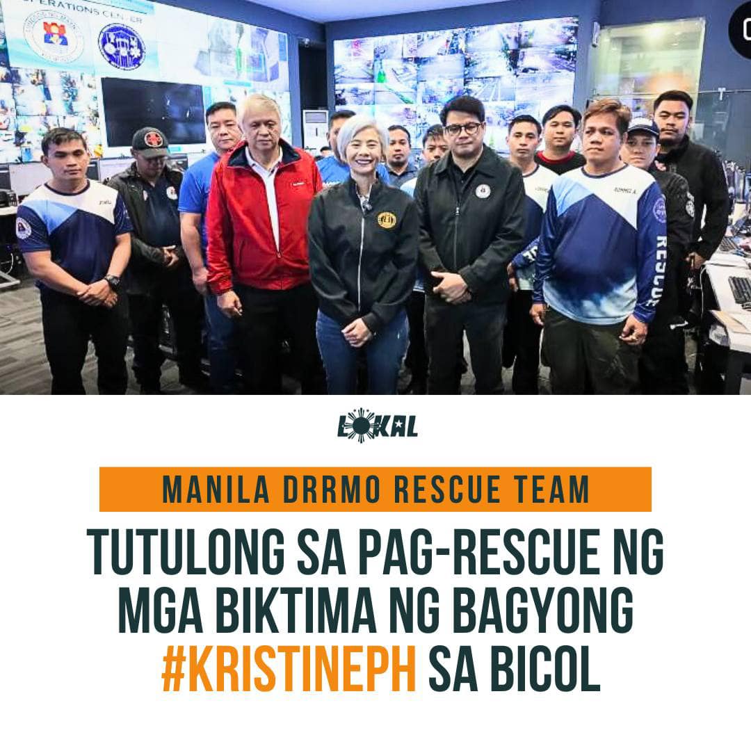 Lokal - MANILA DRRMO RESCUE TEAM, TUMUTULONG SA PAG-RESCUE... | Facebook