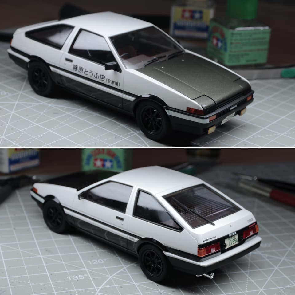 INITIAL D 30th Anniversary × Toyota Gazoo Racing 1/64 Minicar AE86