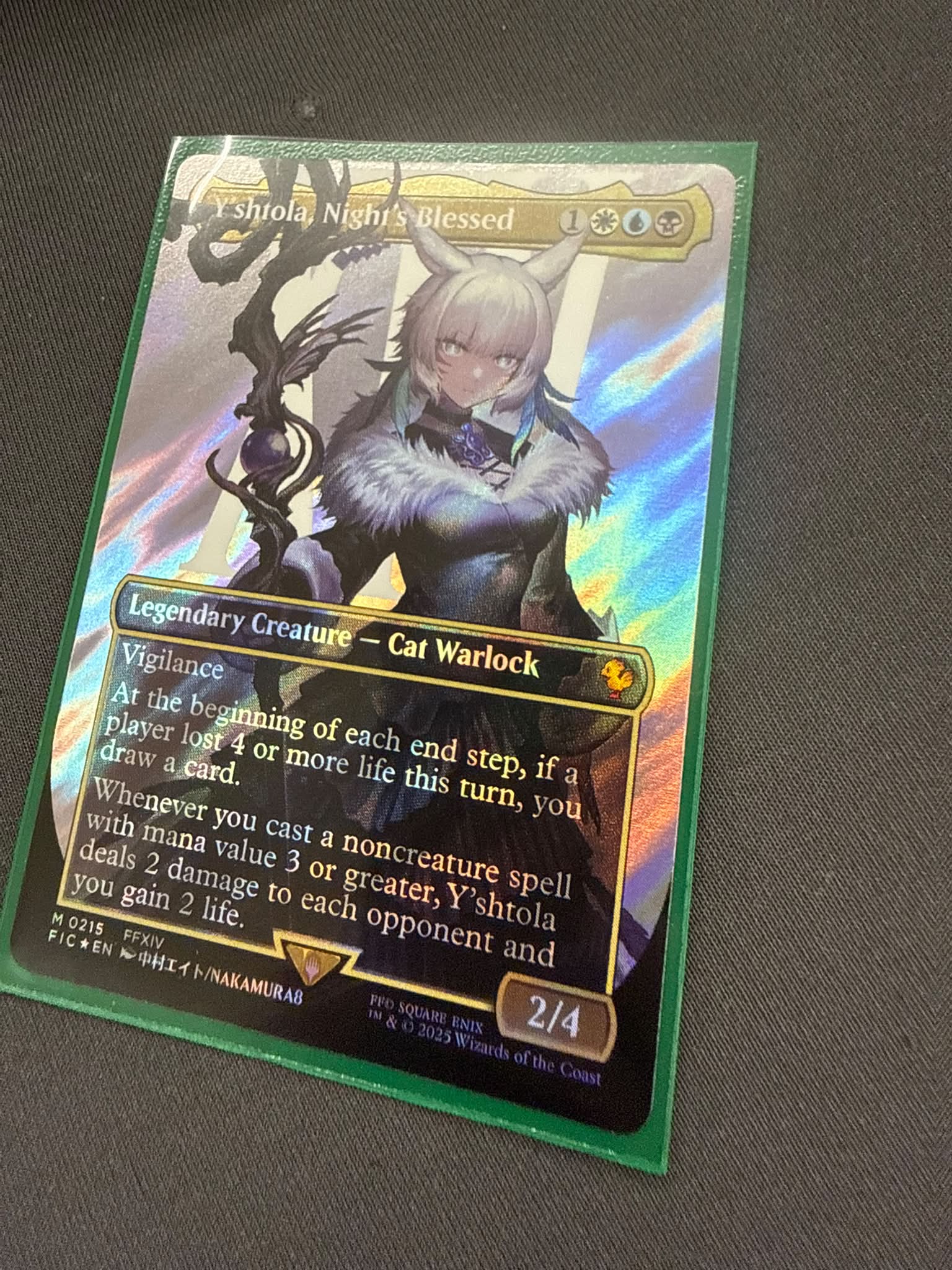 yshtola mtg card Y'shtola, Night's Blessed [7] [FINAL FANTASY: Commander] [Foil]  Face to Face Games function toggle Y'shtola, Night's Blessed - White/Blue/Black
