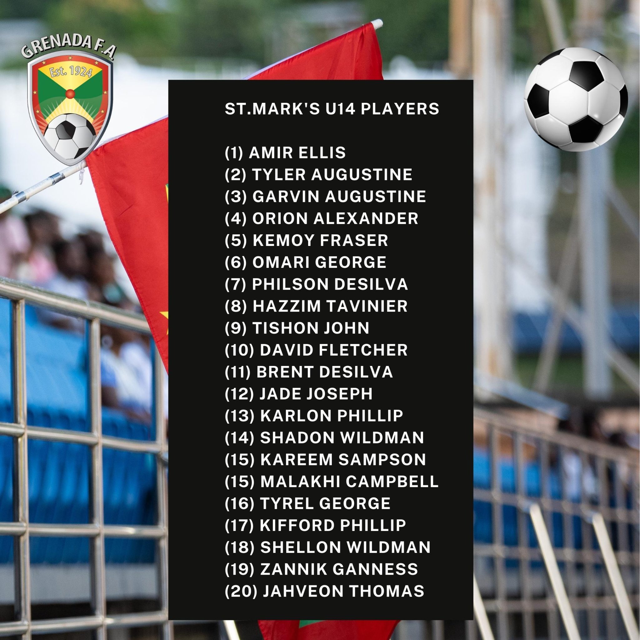 The young footballers... - Grenada Football Association (GFA) | Facebook