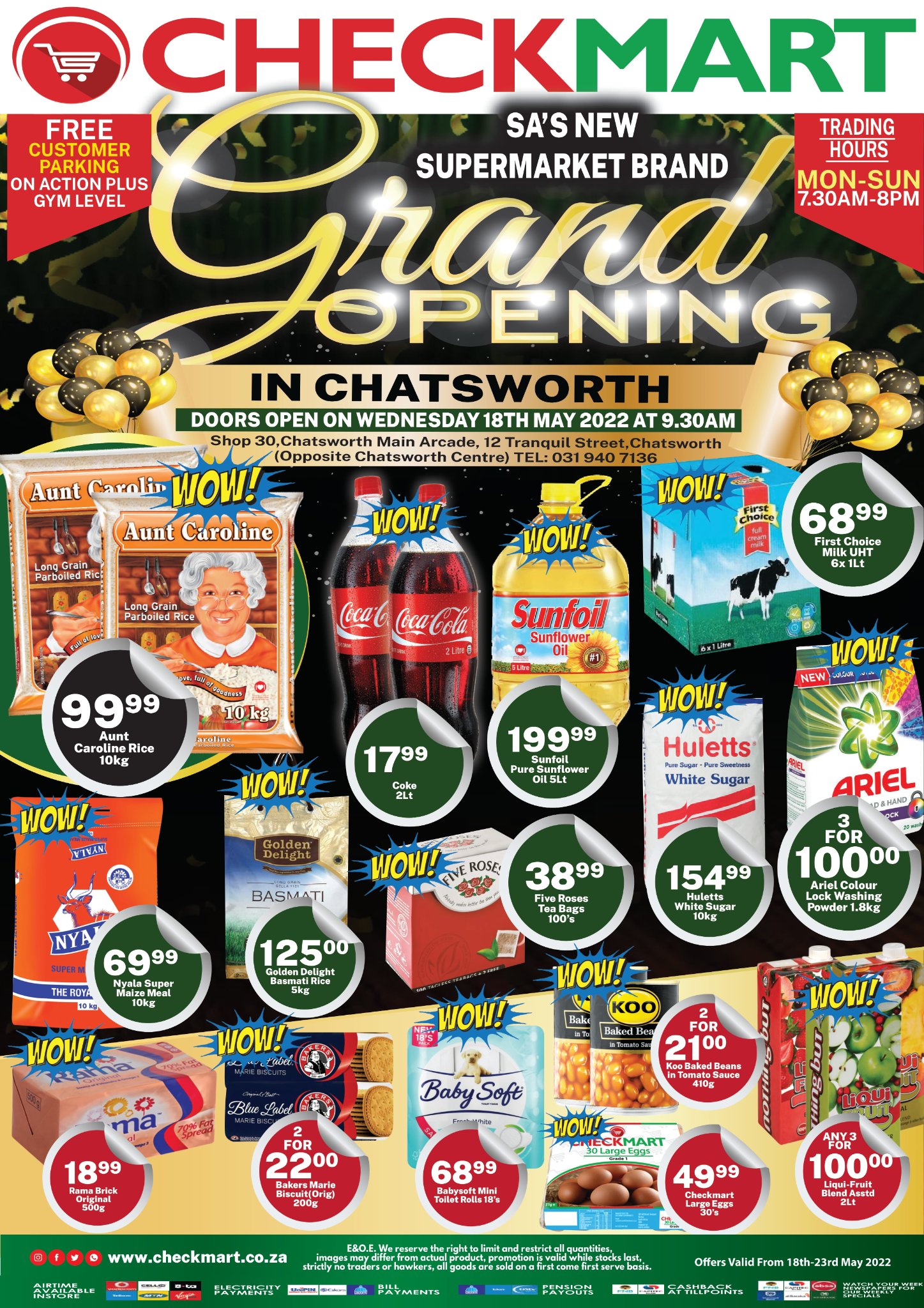 CHATSWORTH ARE YOU READY?😃DONT... - Checkmart Supermarket | Facebook