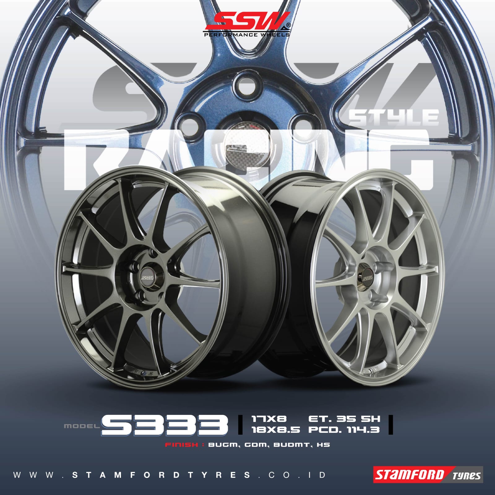The SSW S308 is one of the more diverse rim designs in our 