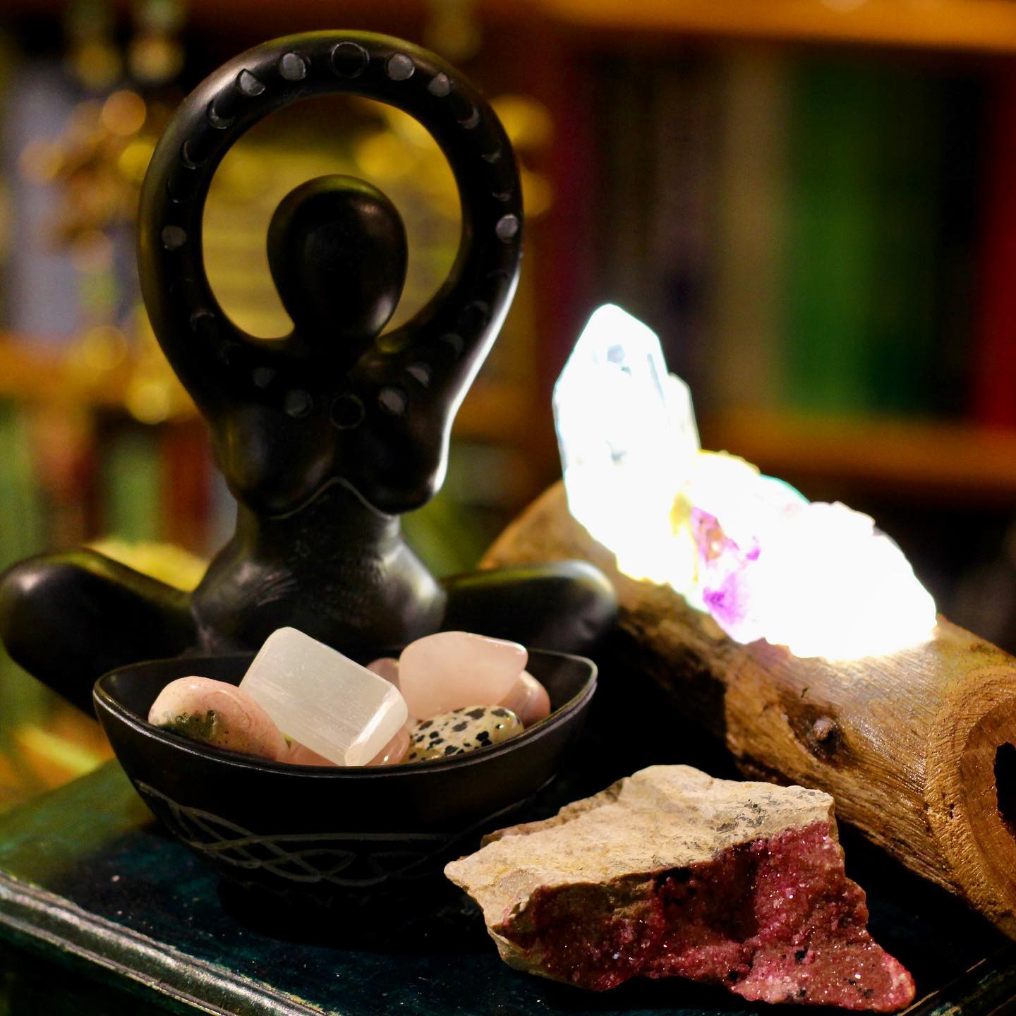 SpellBox - Beautiful goddess statues upon the altar at... | Facebook