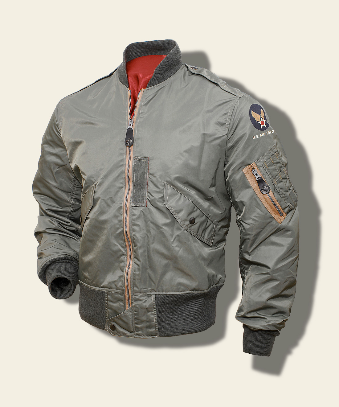 The L-2B Battlewash Flight Jacket W is a unique garment washed