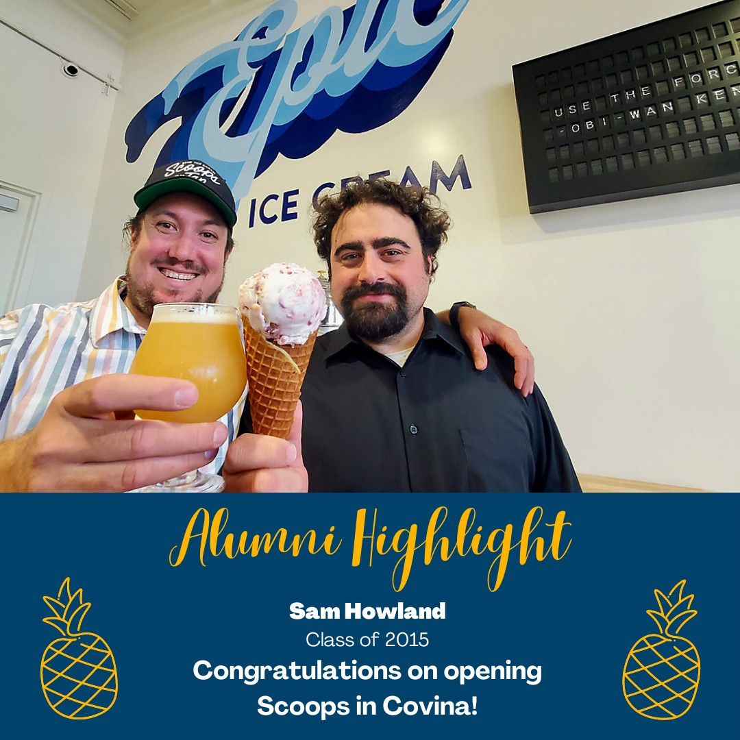 Congratulations to Sam Howland, Class of 2015, on opening Scoops in ...