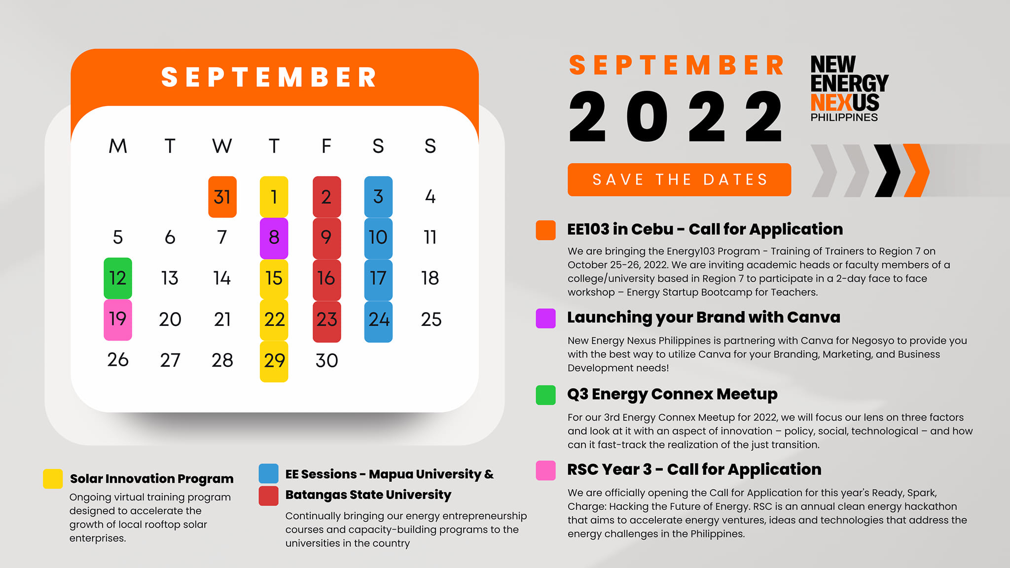 New Energy Nexus - Philippines - Ber months are here!🌟 Let's ring in ...
