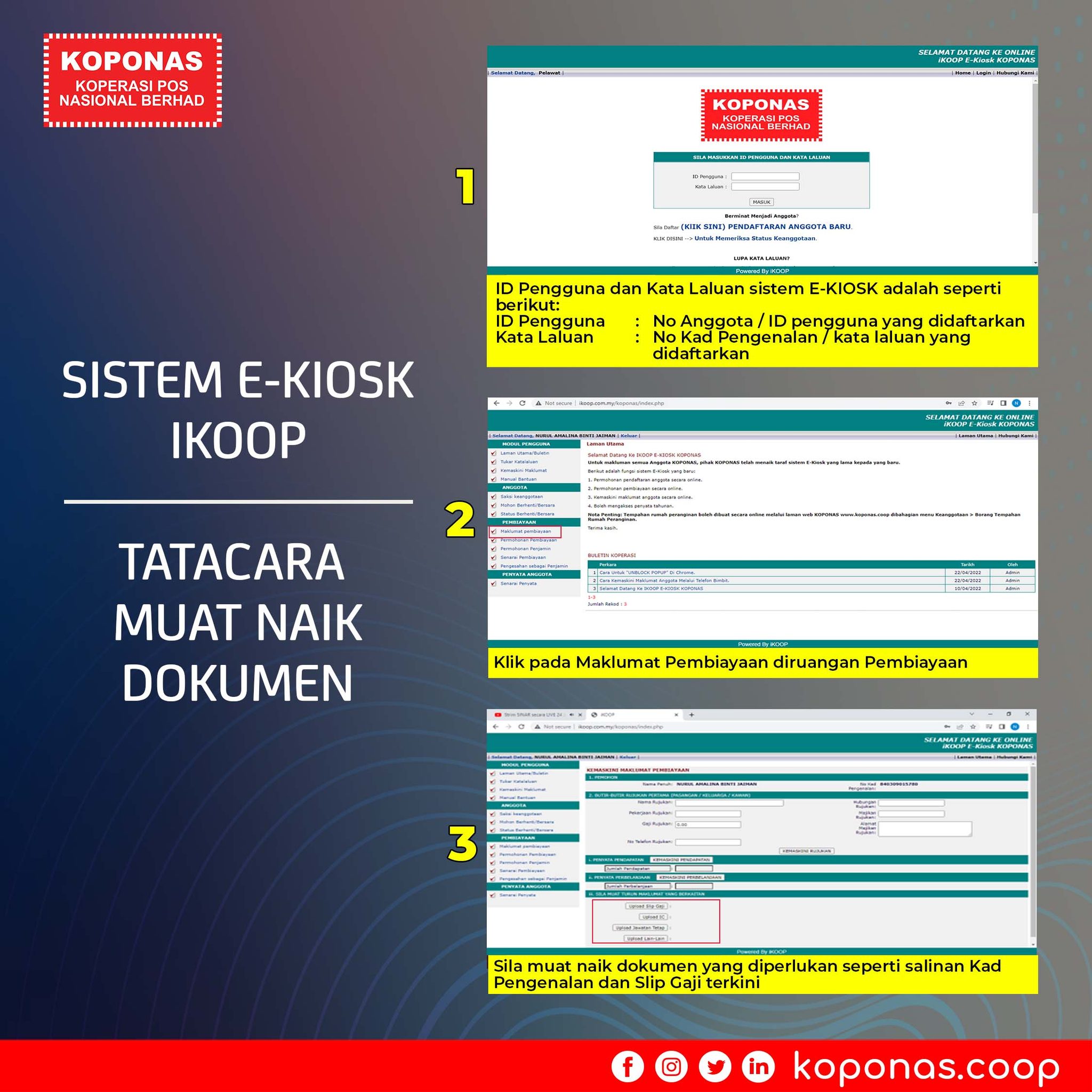 Kini lebih mudah dengan... - Koperasi Pos Nasional Berhad
