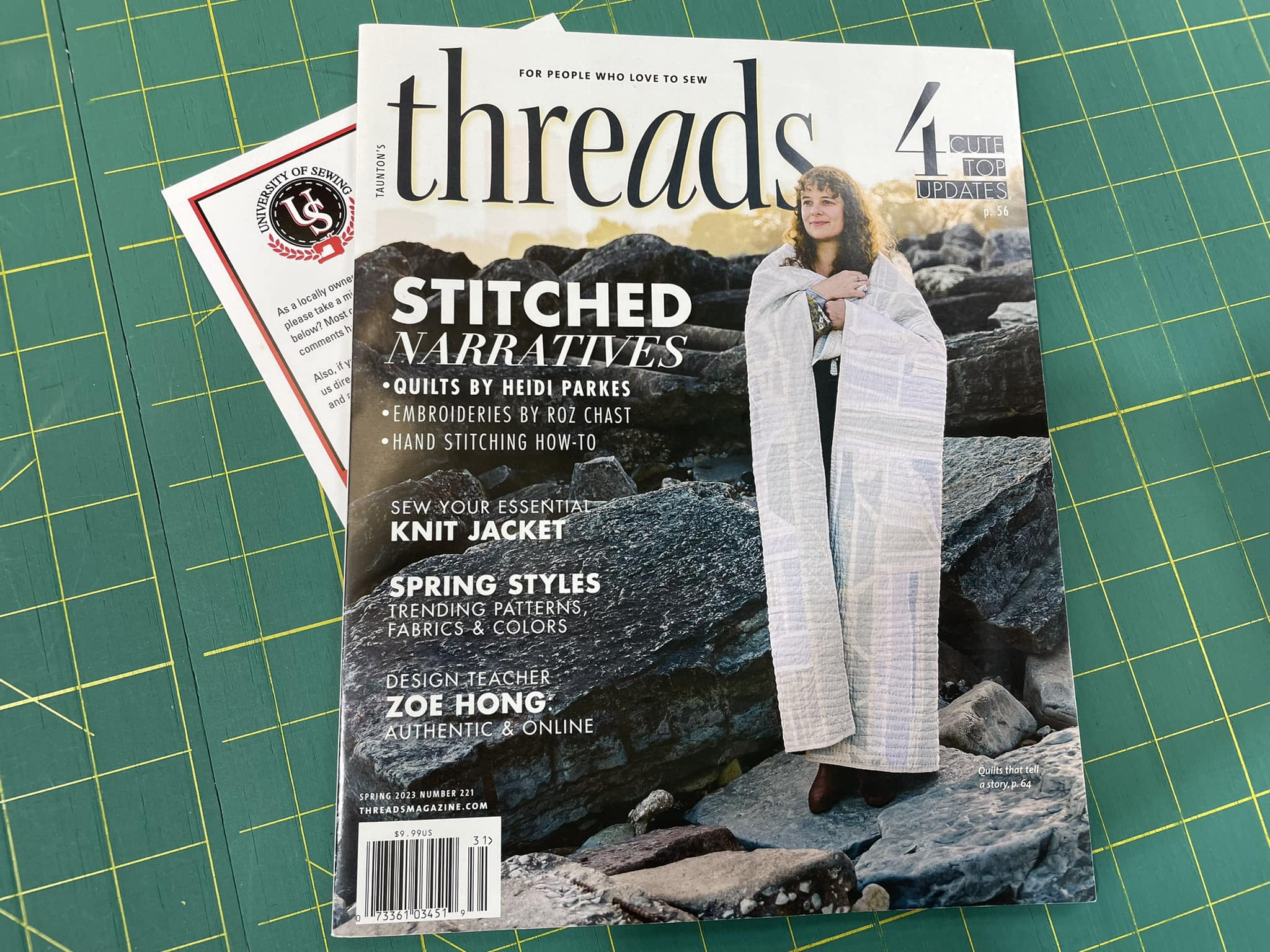 The latest Threads magazine has... - University of Sewing | Facebook