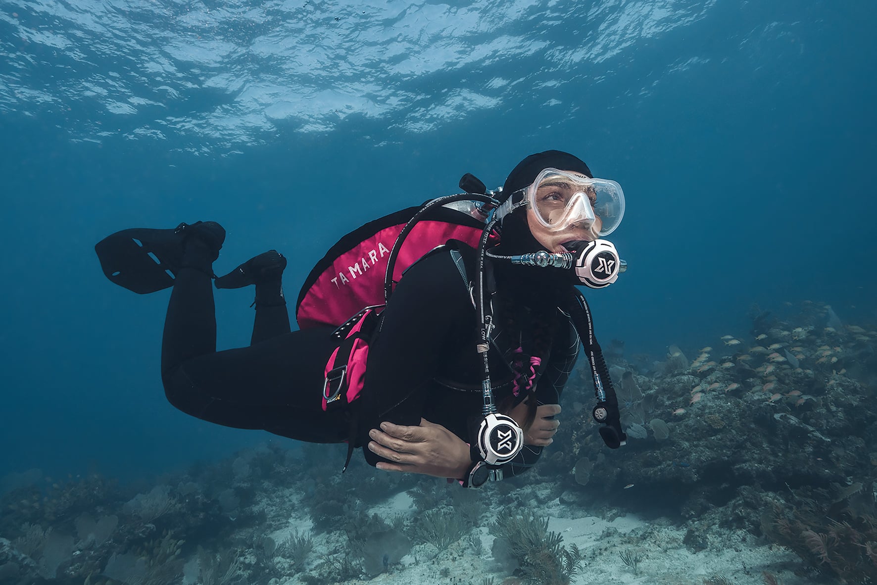 Balanced and relaxed. No matter what kind of dives you do, you
