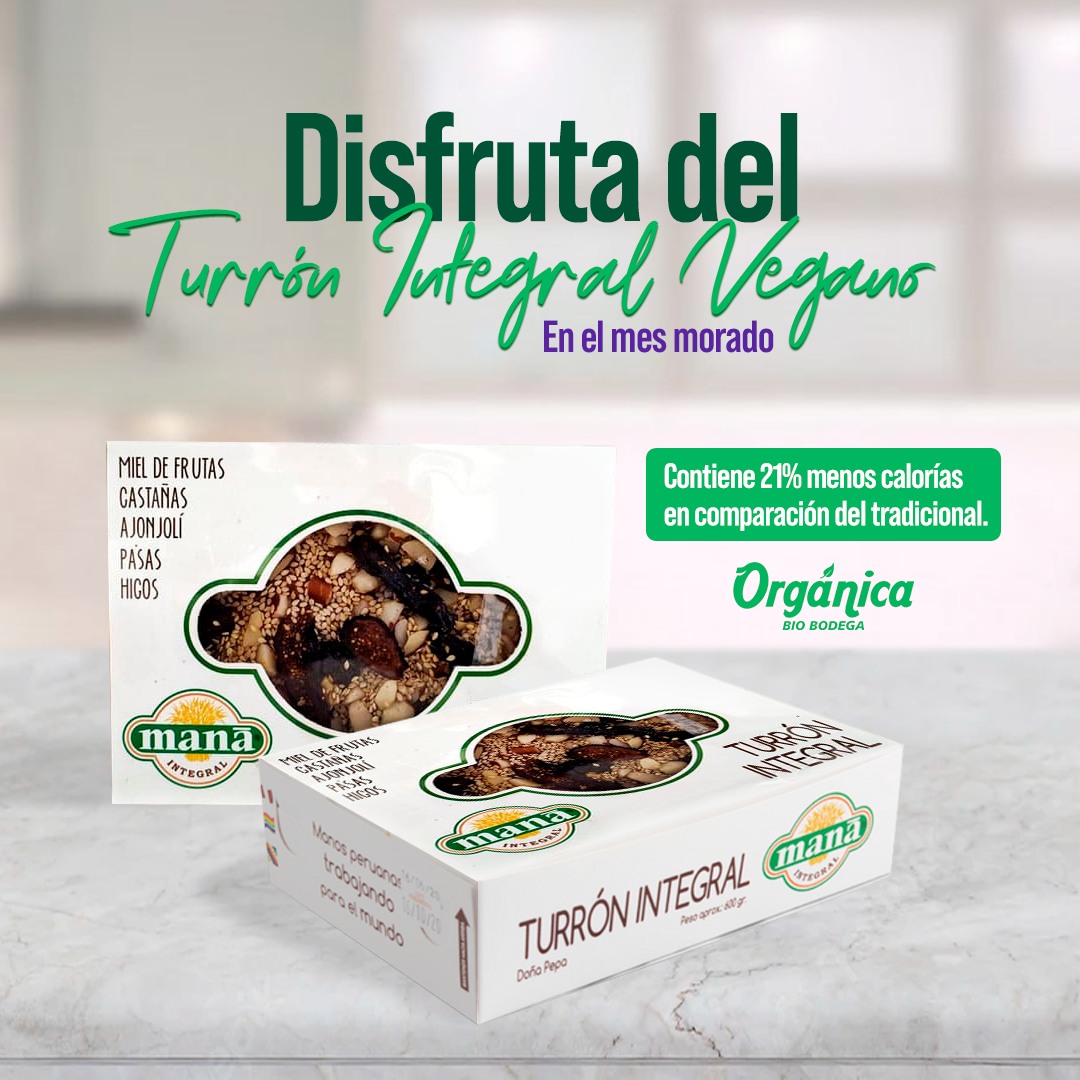 ¿Sabías que el turrón integral posee... - Organica Biobodega