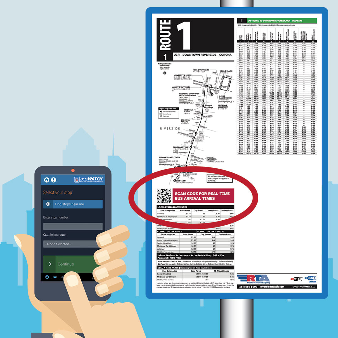 QR codes are coming to bus... - Riverside Transit Agency | Facebook