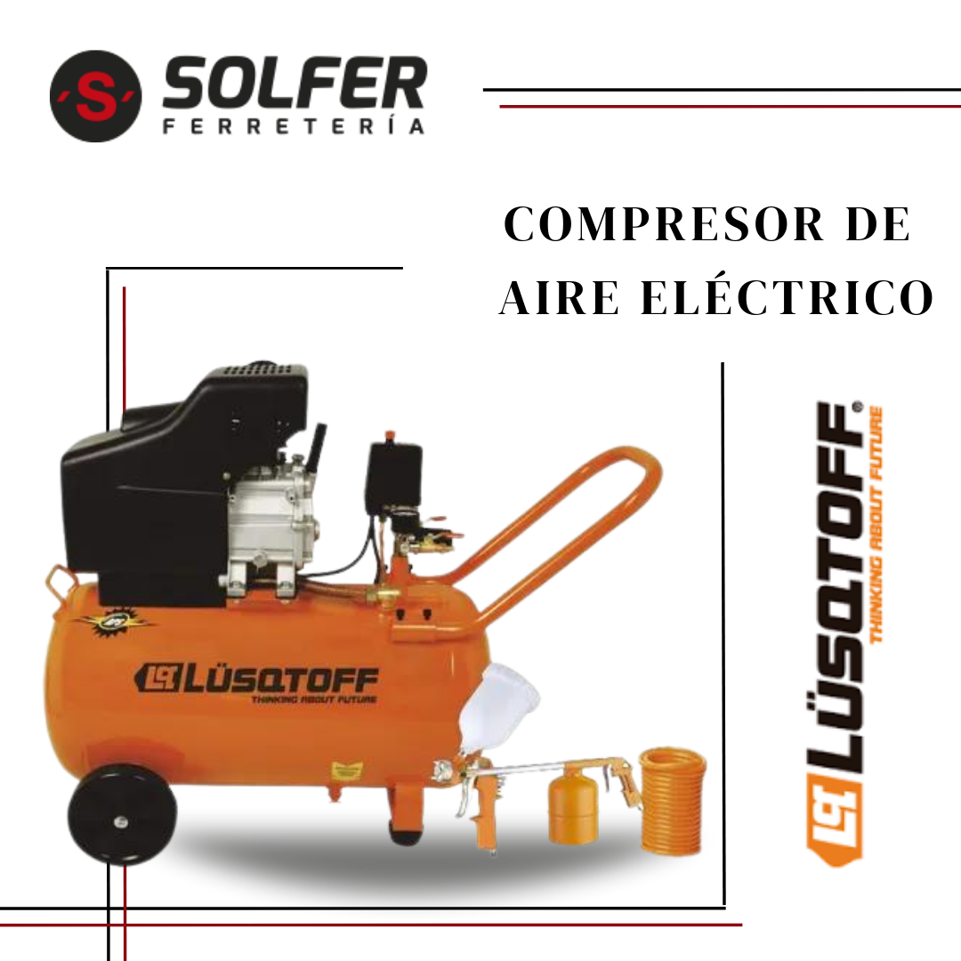 👉 Compresor de aire eléctrico portátil... - Ferretería Solfer