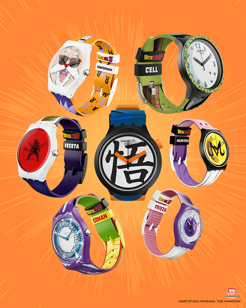 7 watches, each with a design unique to your favourite character
