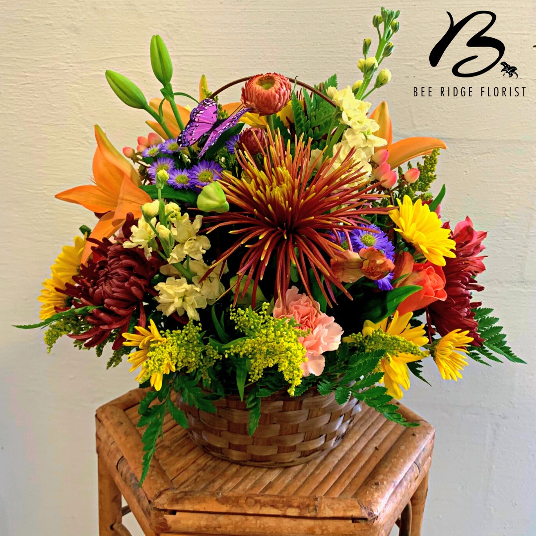 Beautiful fall baskets are the perfect... - Bee Ridge Florist | Facebook