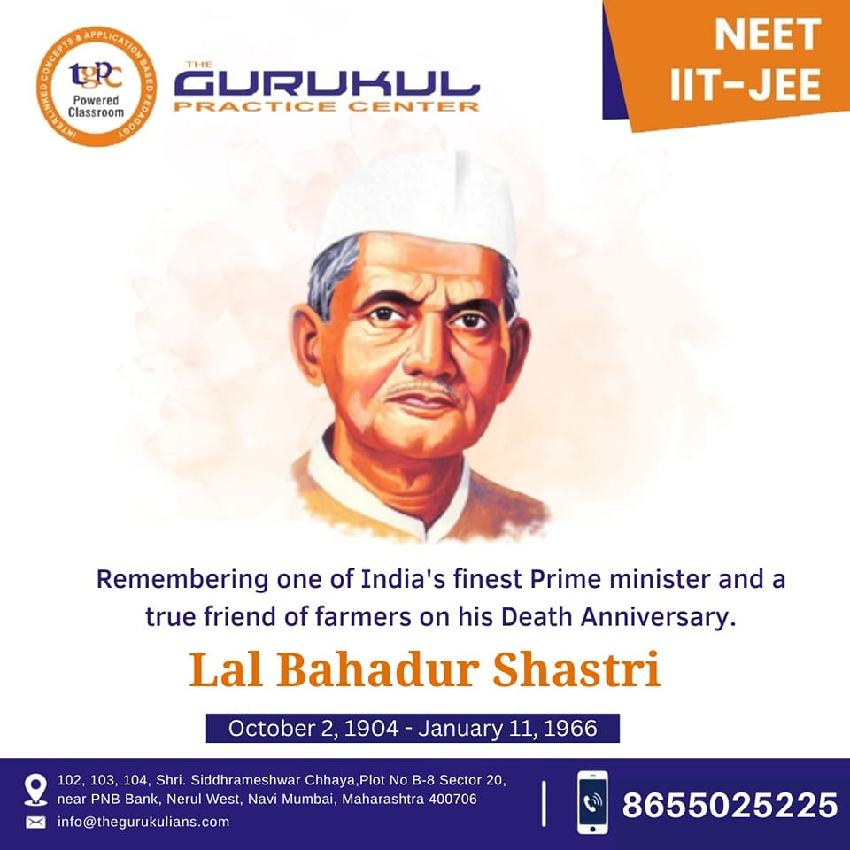 Prof. - Remembering Former Prime Minister Lal Bahadur Shastri ji on his ...