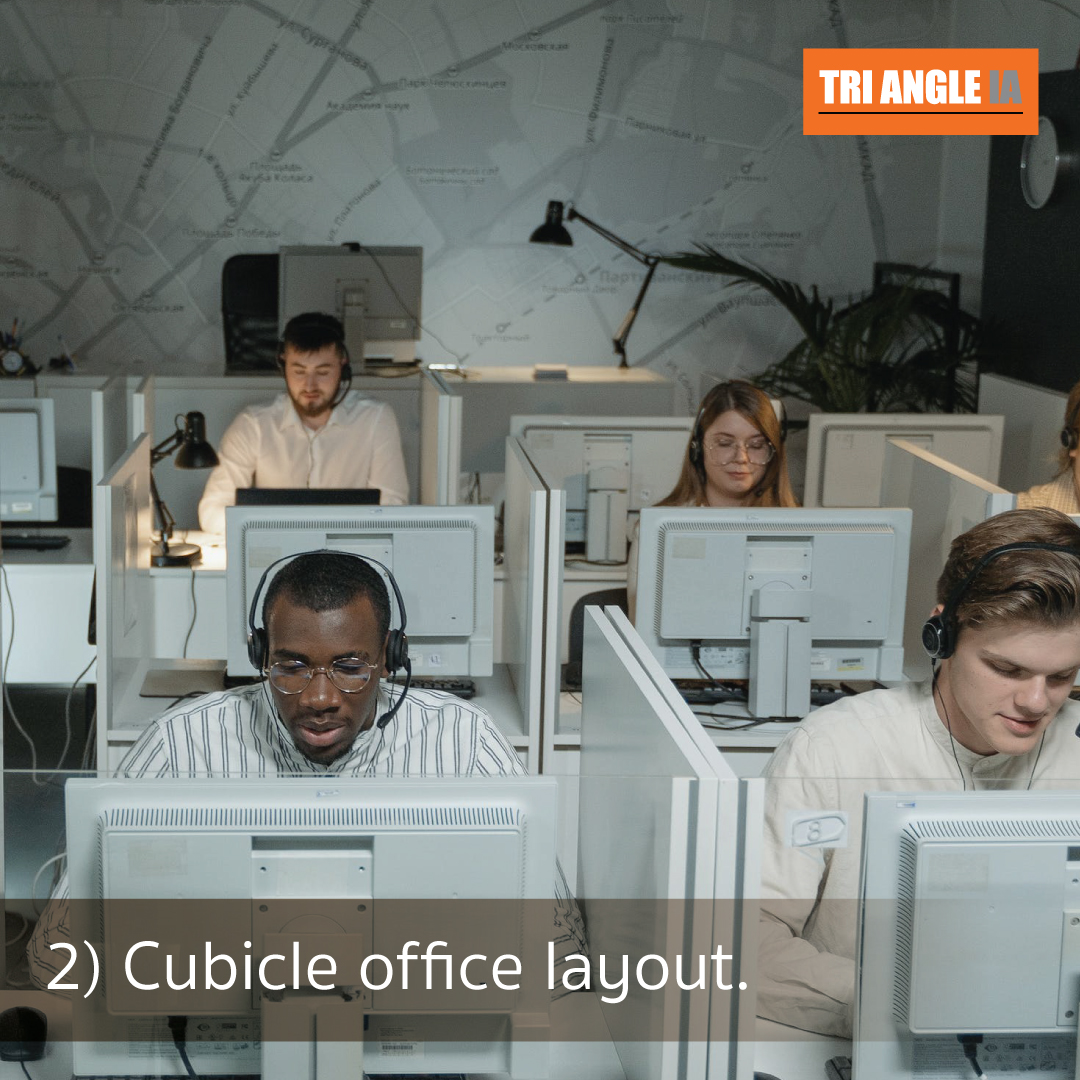 Triangle IA - 3 Types of Office Layout พามาชม 3...