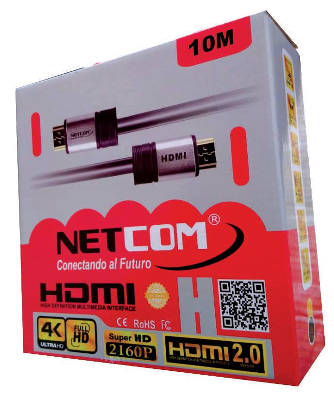 NETCOM - Cable HDMI Premium - 4K 60Hz Versión 2.0 de 10... | Facebook