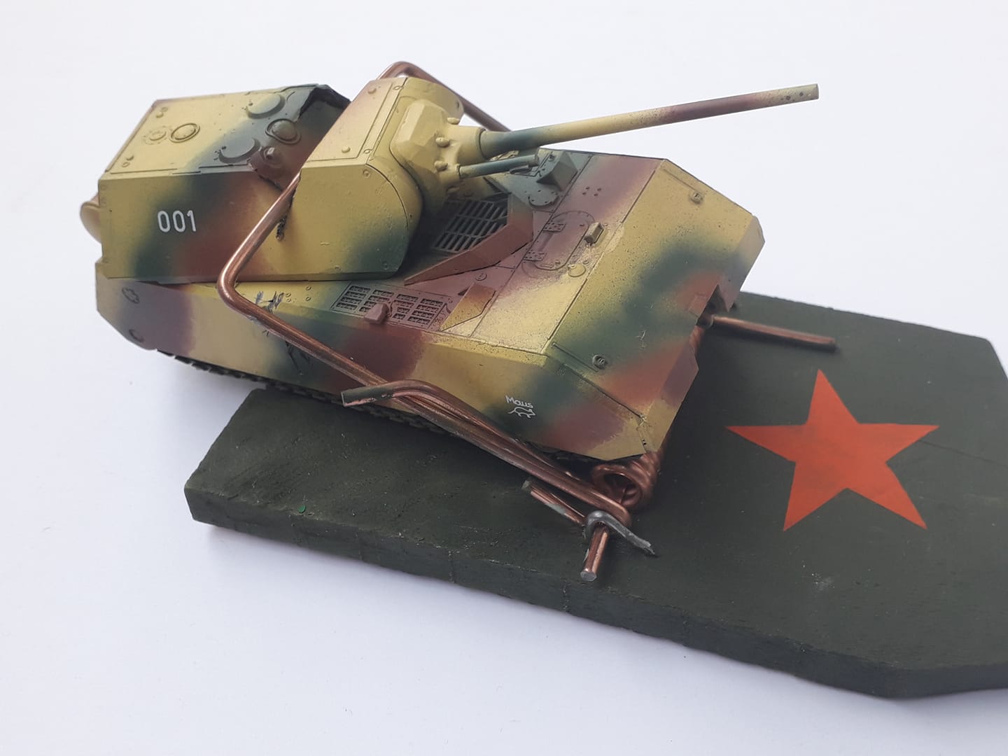 Berlin, April 1945. Only one MAUS heavy tank could finally be sent