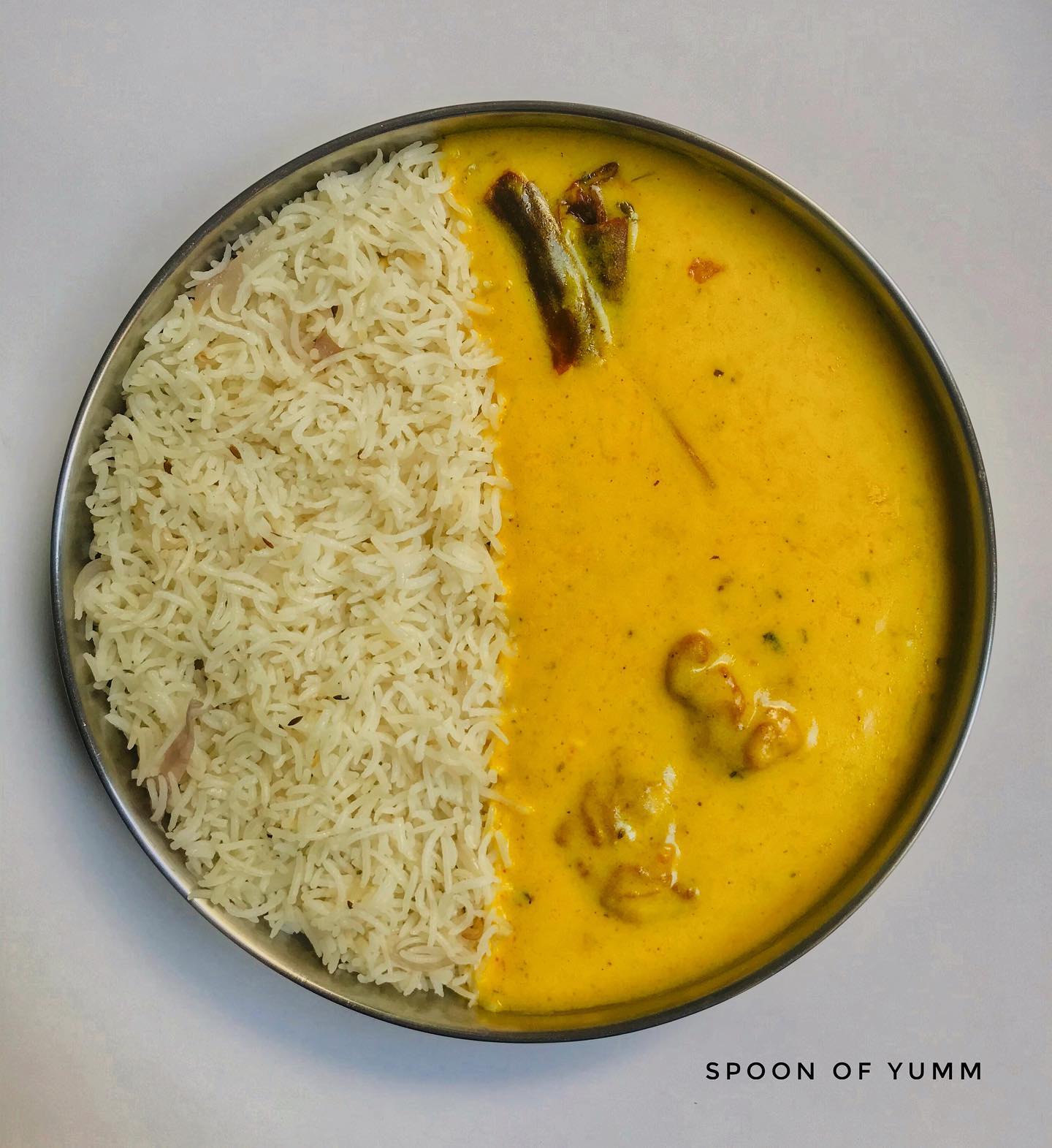 Spoon - I love kadhi rice more than rajma rice. 😋 Do you also a kadhi ...